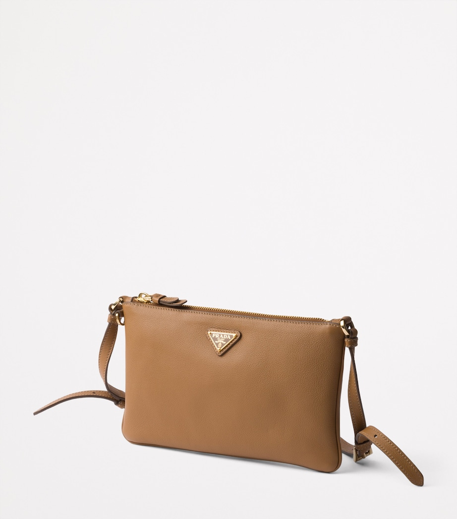 Leather Triangle Pouch F03BH Image 2