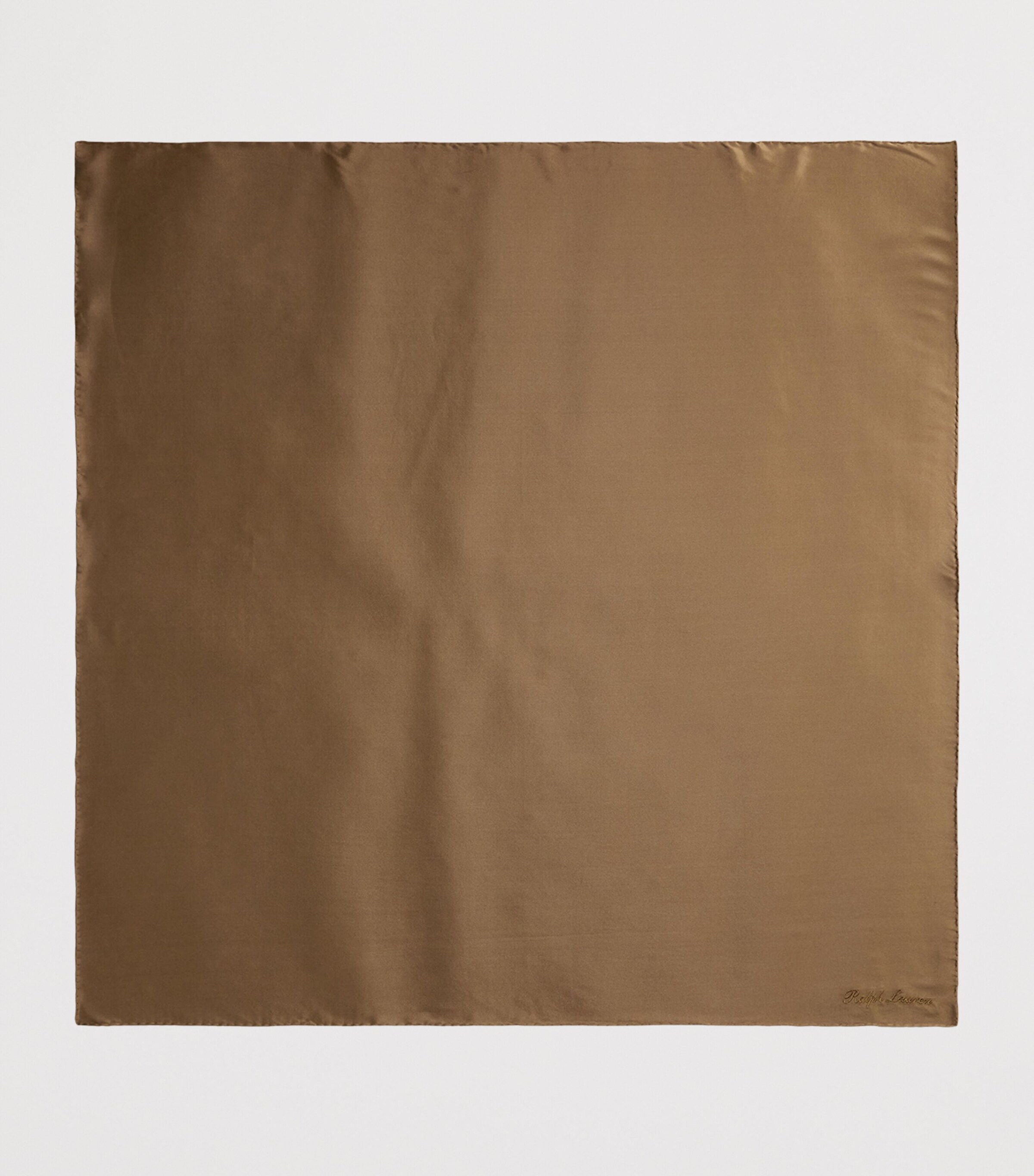 Ralph Lauren Collection Silk Charmeuse Square Scarf Portobello Image 2
