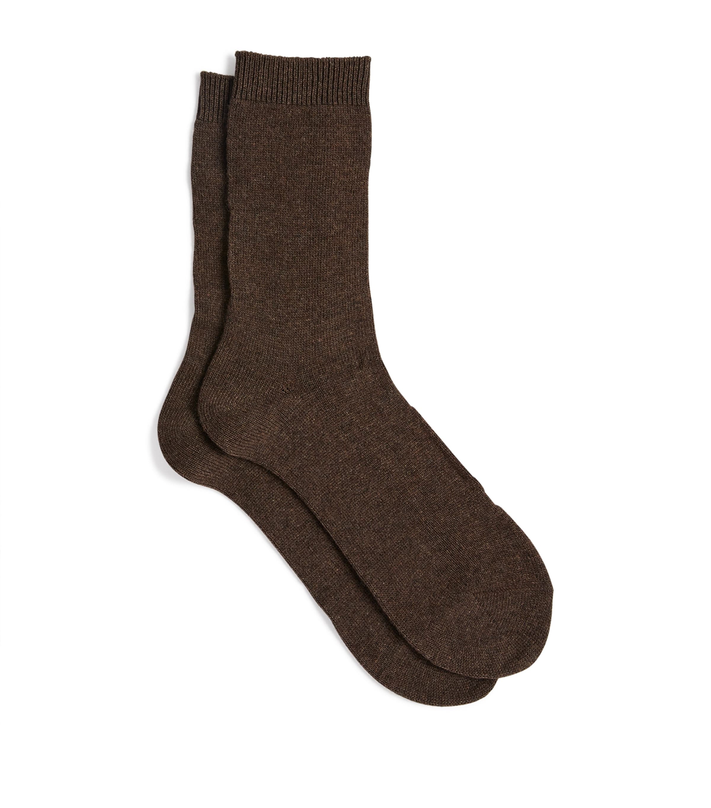 Falke Cashmere-blend Cosy Wool Socks In Red