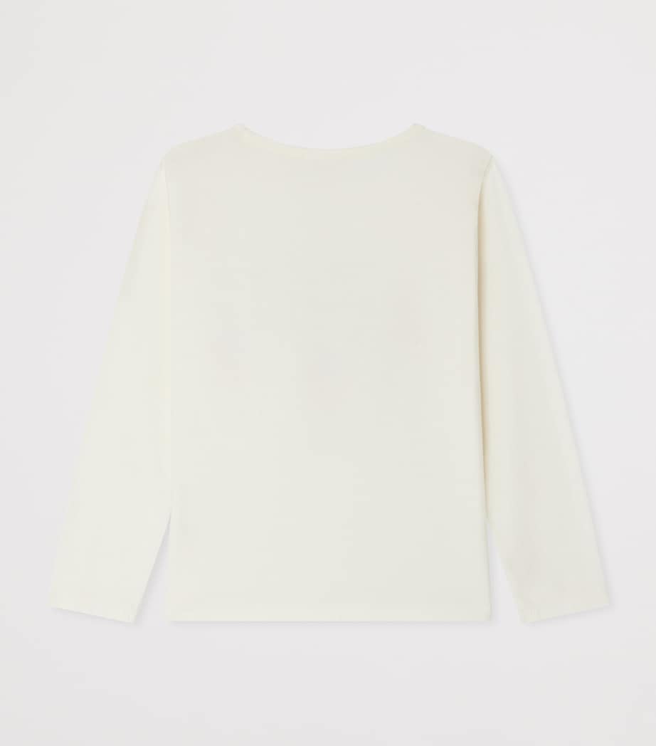 Printed Tidjiane Long-Sleeve T-Shirt (4-14 Years) UPB BLANC LAIT Image 2