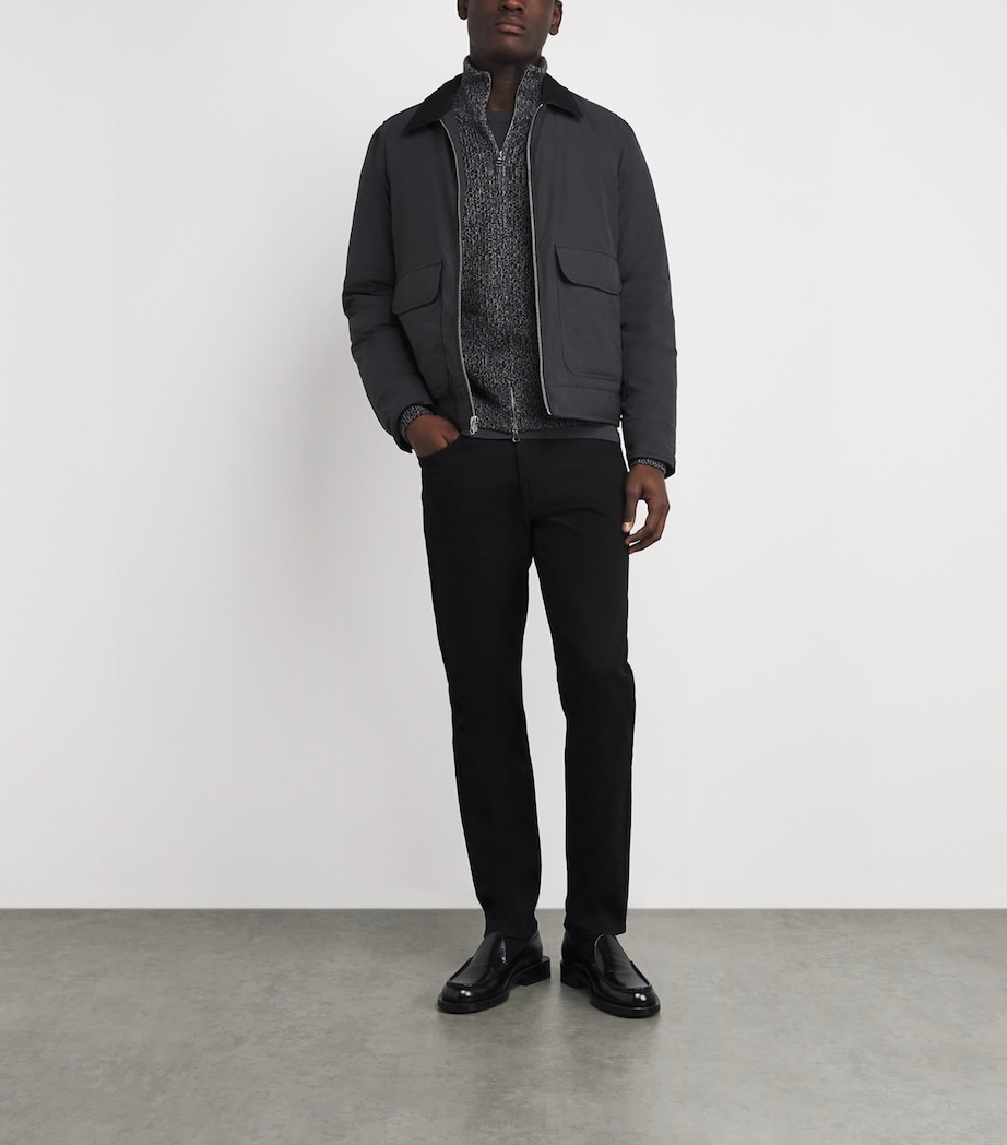 Down-Filled Derrick Shirt Jacket BLACK Image 2
