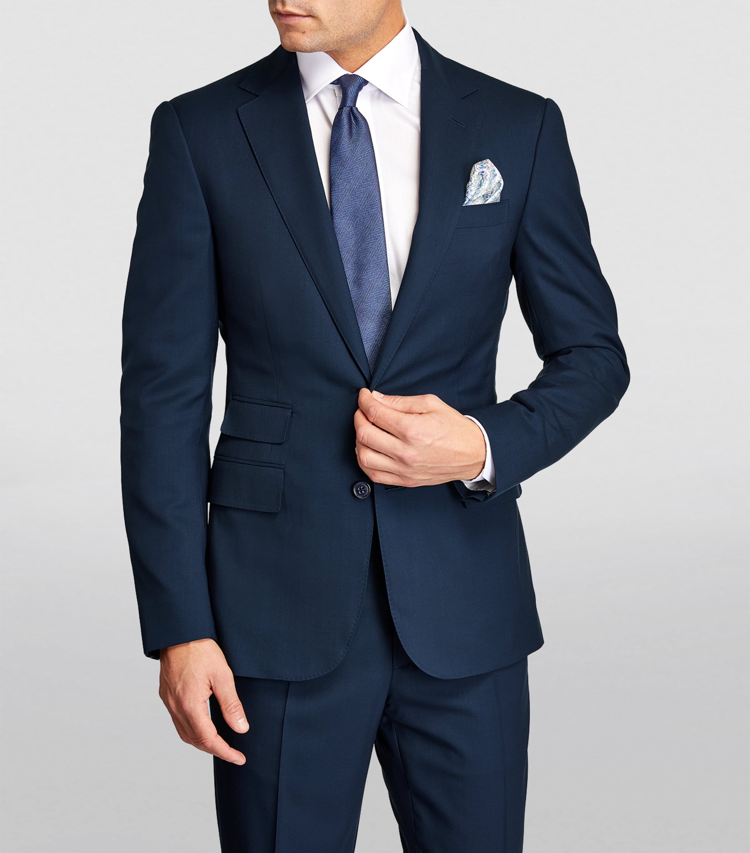 Wool 2-Piece Suit CLASSIC NAVY Image 2