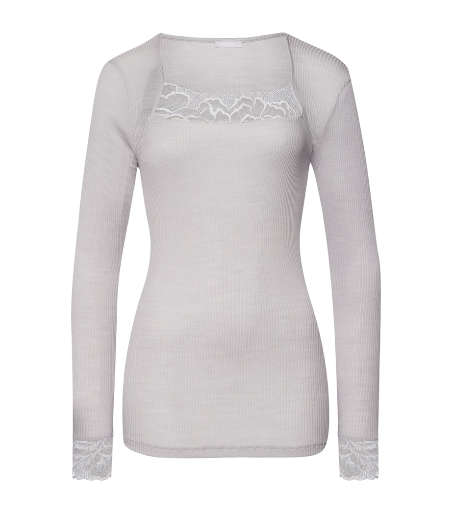 Wool-Silk Celeste T-Shirt SILVER VAPOR Image 1