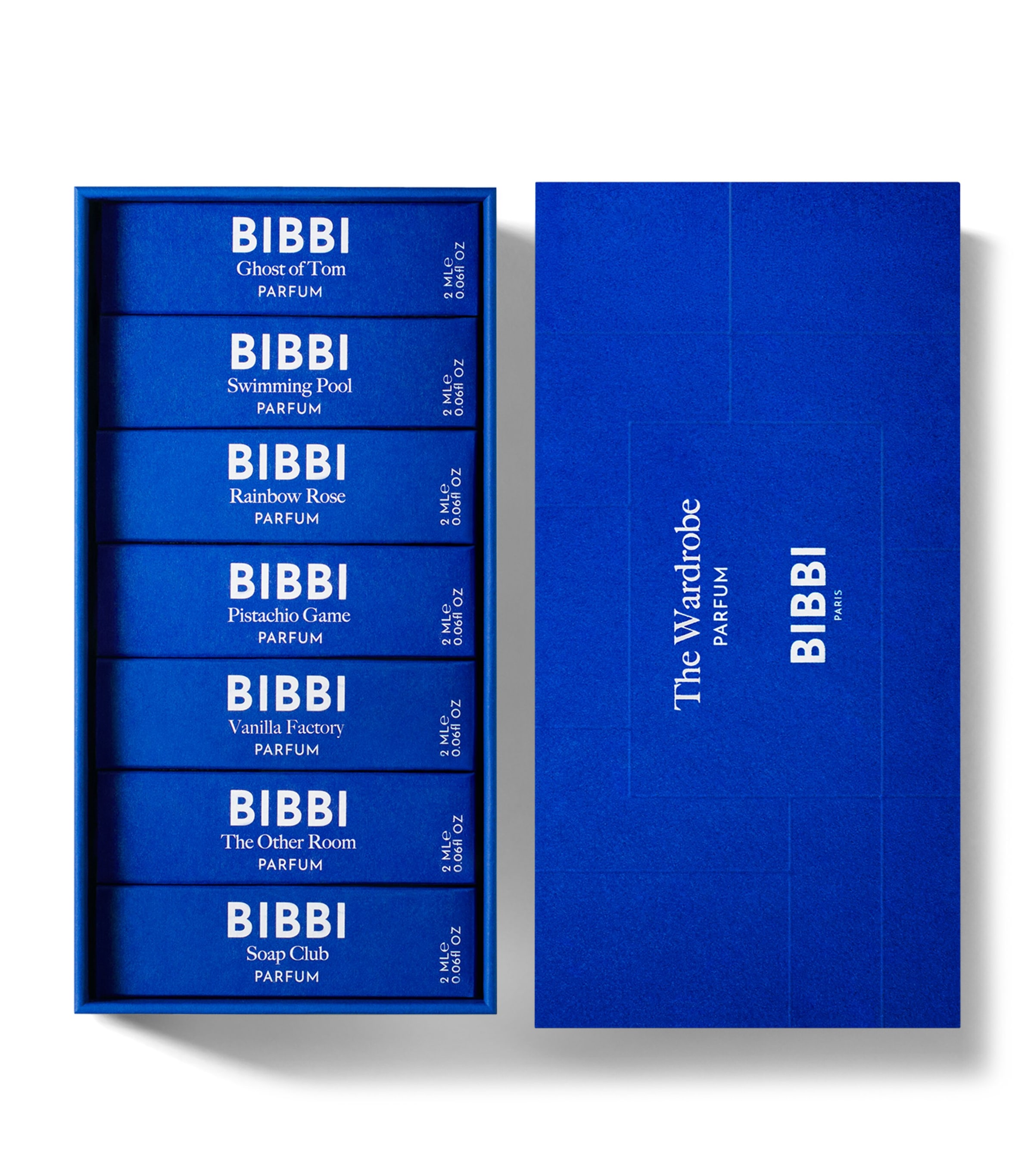 Bibbi Parfum Bibbi The Wardrobe Eau de Parfum Fragrance Set (7 x 2ml) Image 2