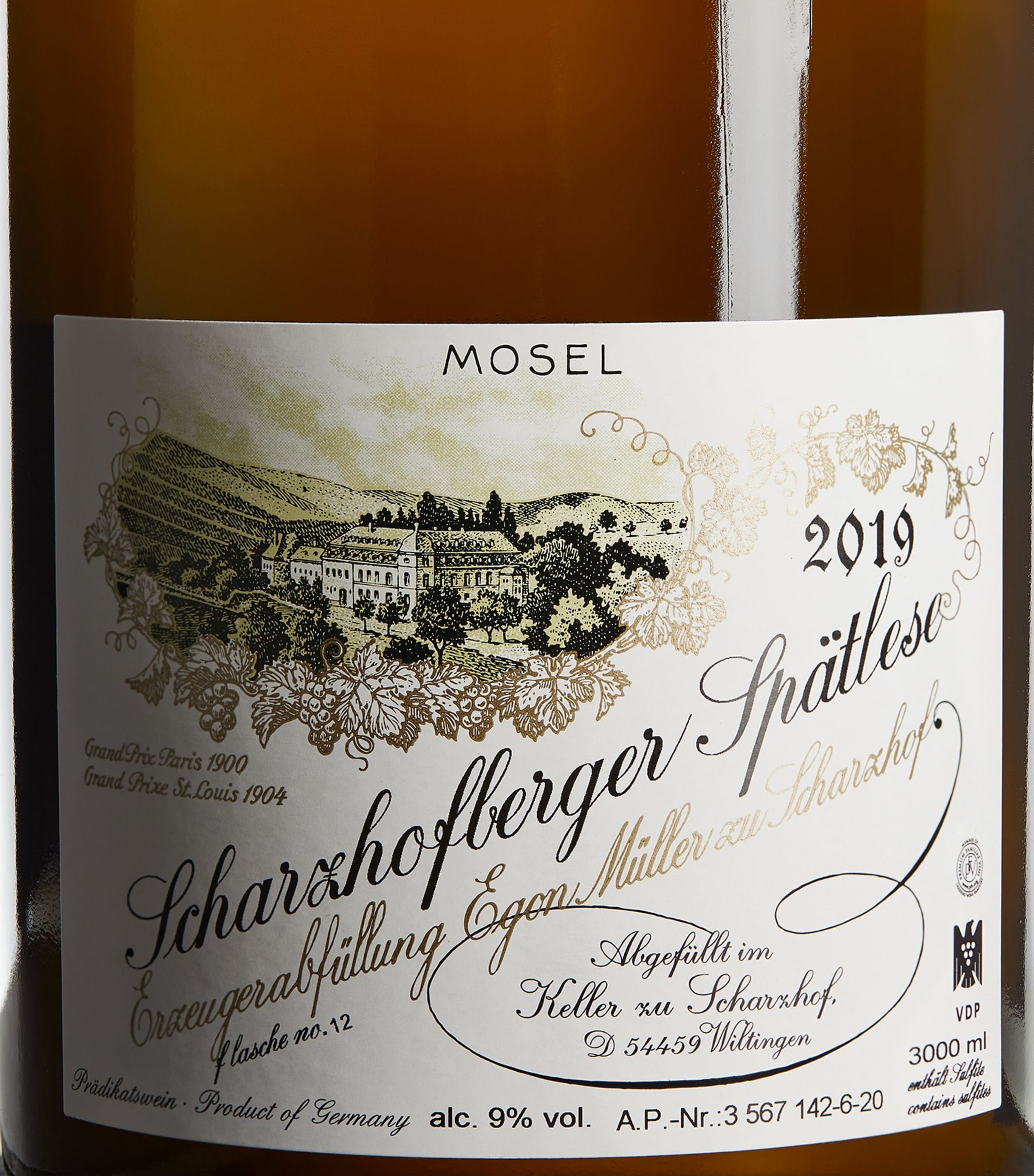 Scharzhofberger Spätlese 2019 (3L) - Mosel, Germany NO COLOUR Image 2