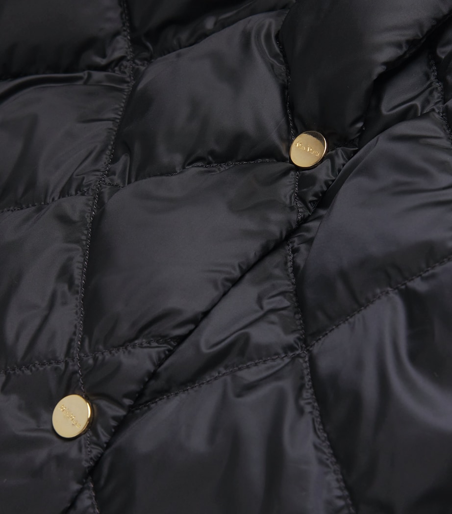 The Cube Quilted Down Parka Coat BLACK Image 5