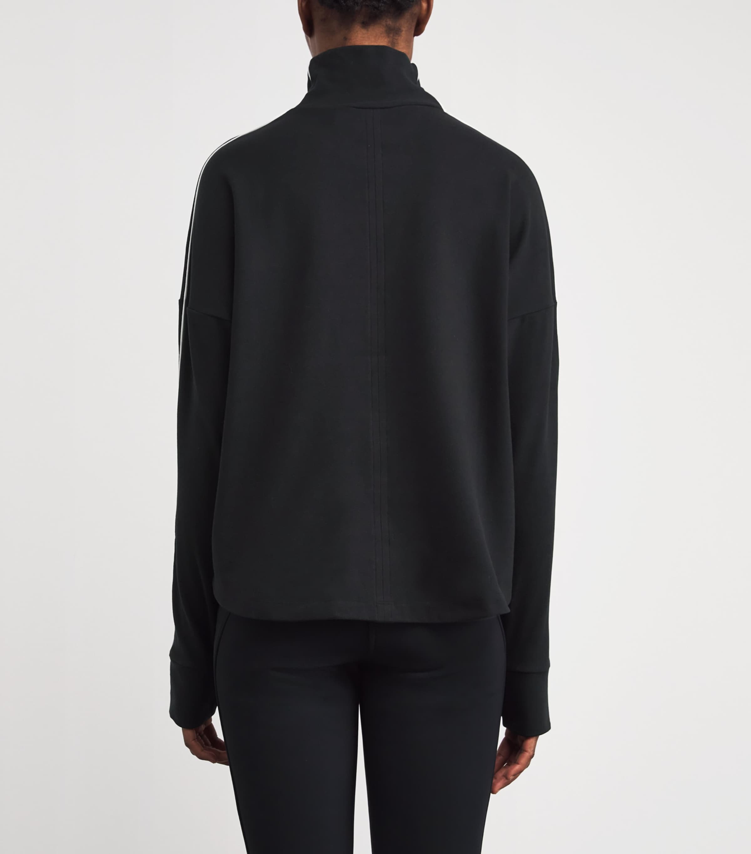 Brushed Rona Sweater BLACK / SNOW WHITE Image 4