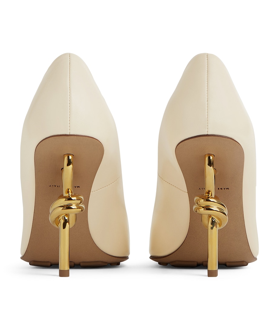 Leather Knot Pumps 90 9031 Image 4