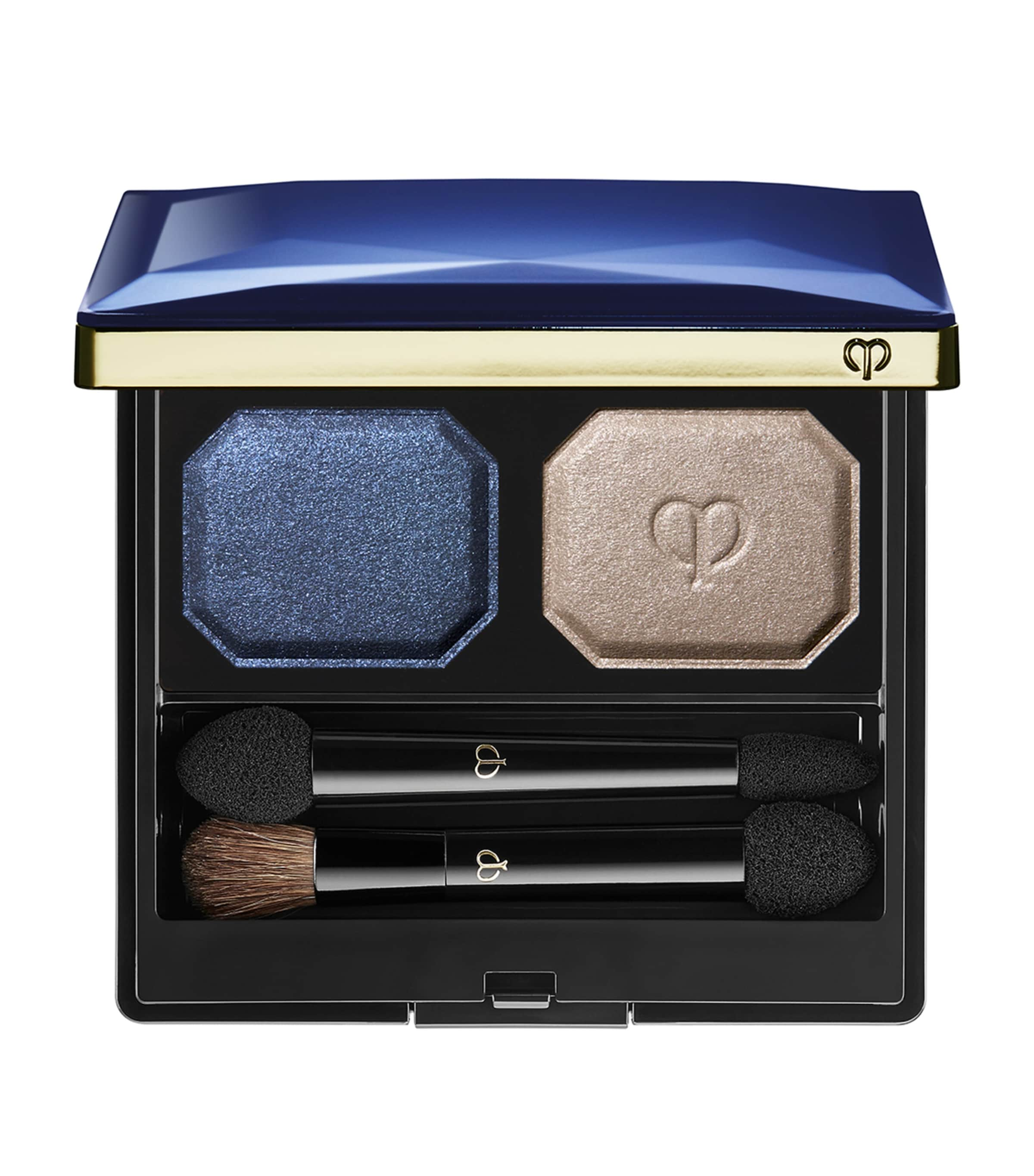 Shop Clé De Peau Beauté Eye Colour Duo In Blue