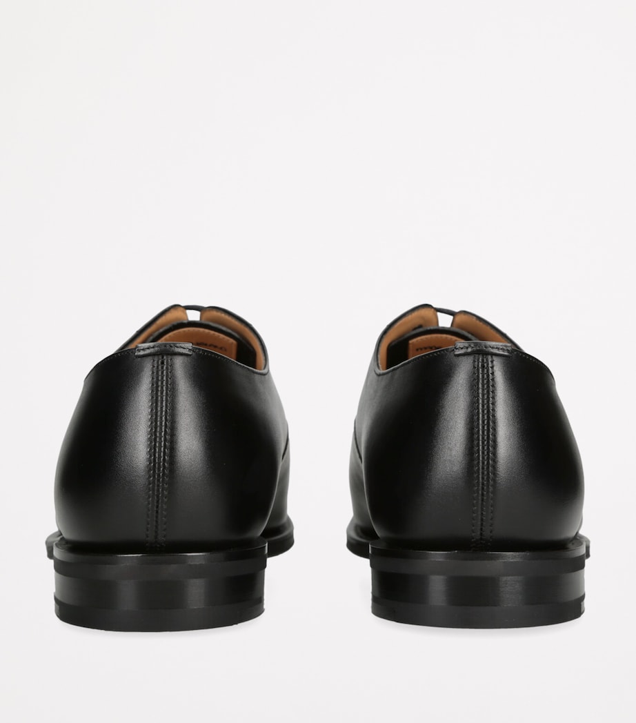 Leather Consul Oxford Shoes BLACK Image 2