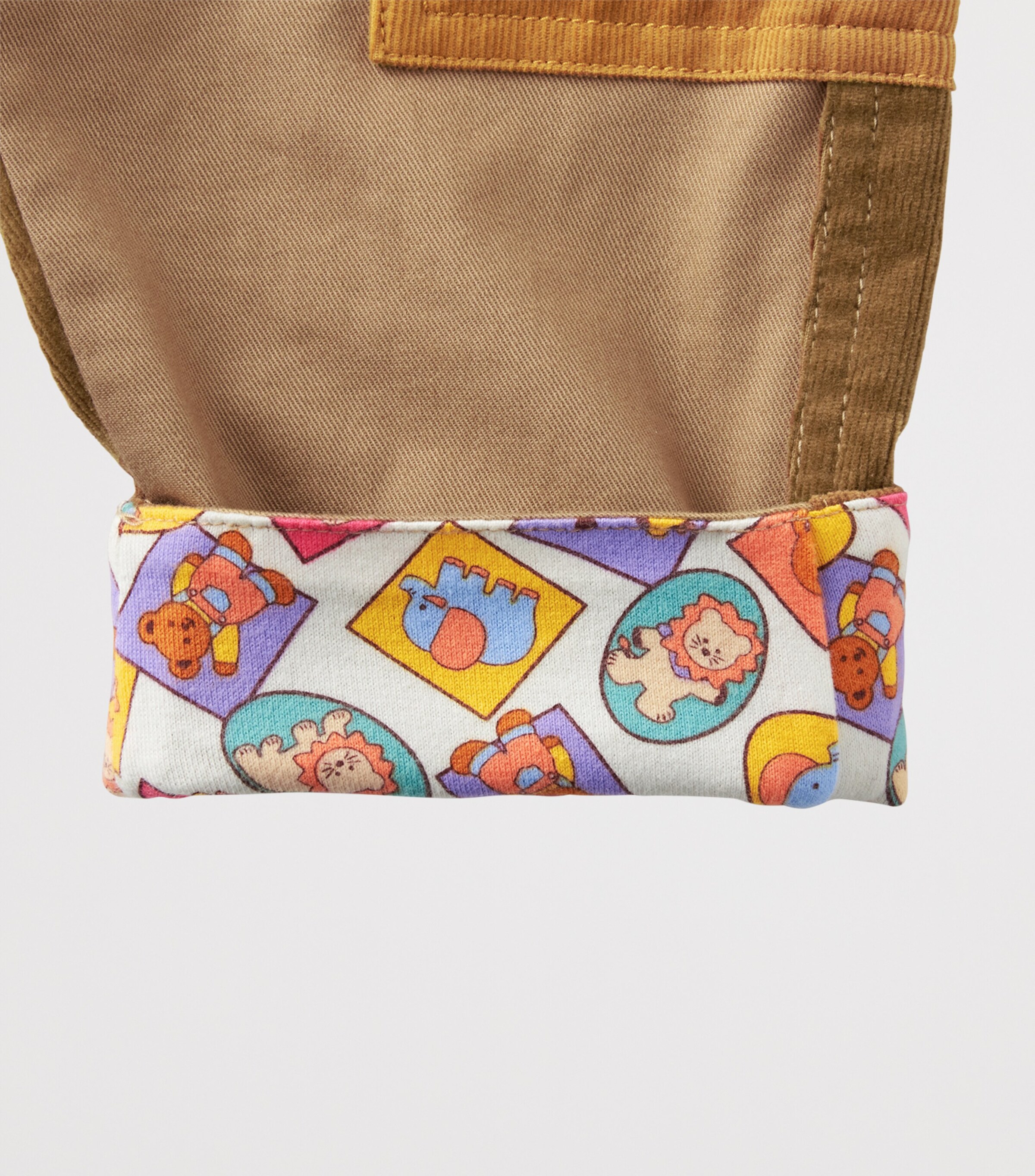 Cotton-Blend Patchwork Embroidered Trousers (2-5 Years) 9 Image 6