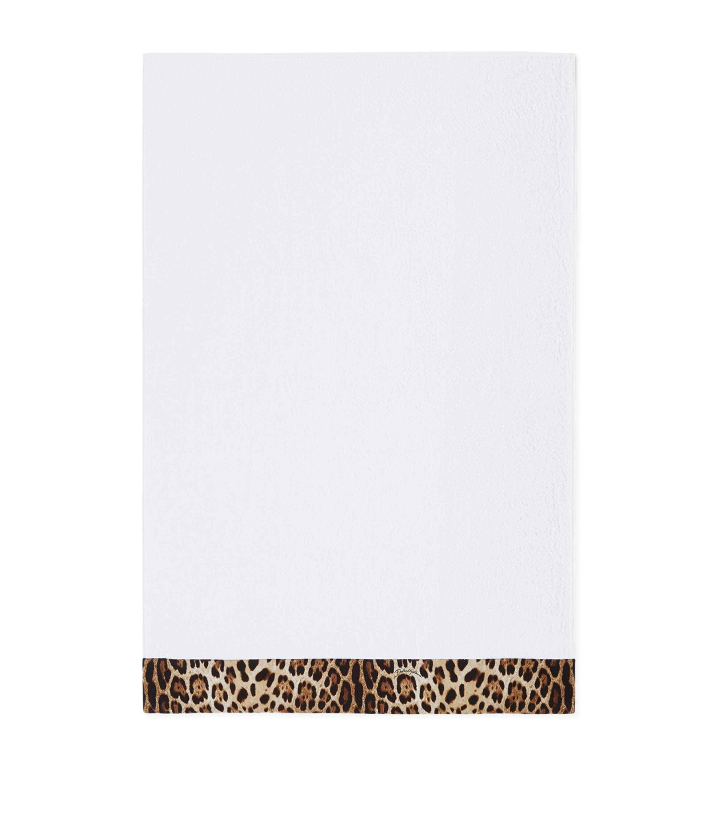 Set of 5 Cotton Leopardo Bath Towels UL023 LEO F DO BIANC Image 4