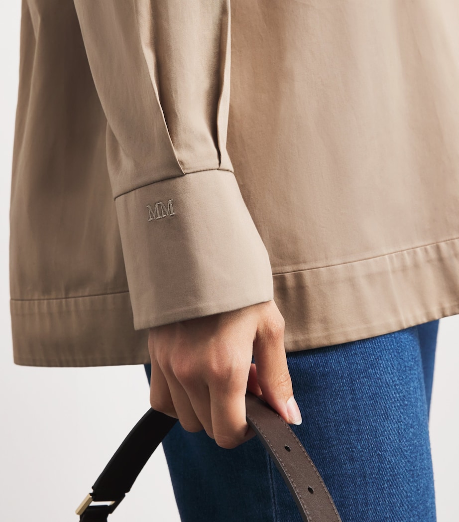 Cotton Shirt 012 BEIGE Image 6