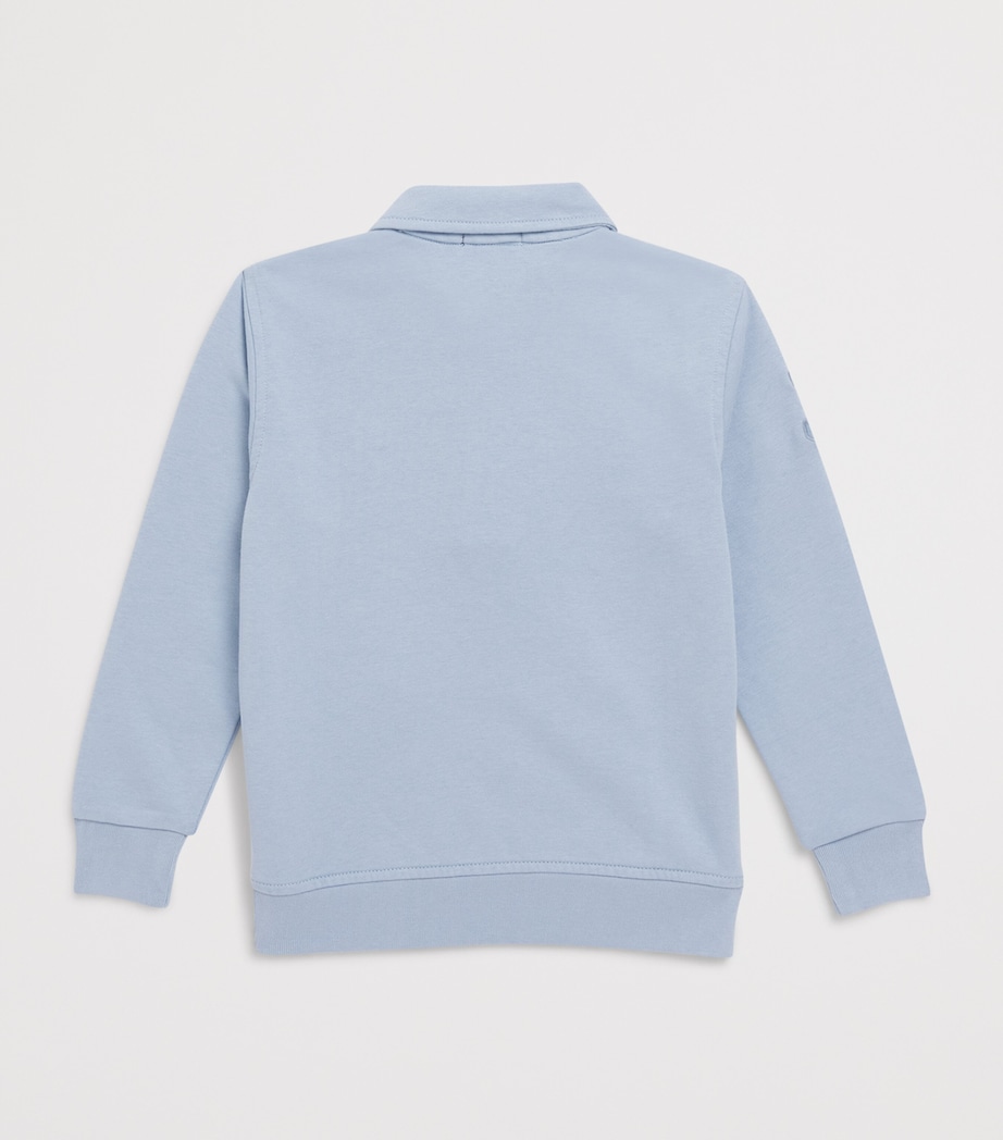 Ralph Lauren Kids Big Pony Half-Zip Sweatshirt (2-7 Years) Estate Blu Image 2