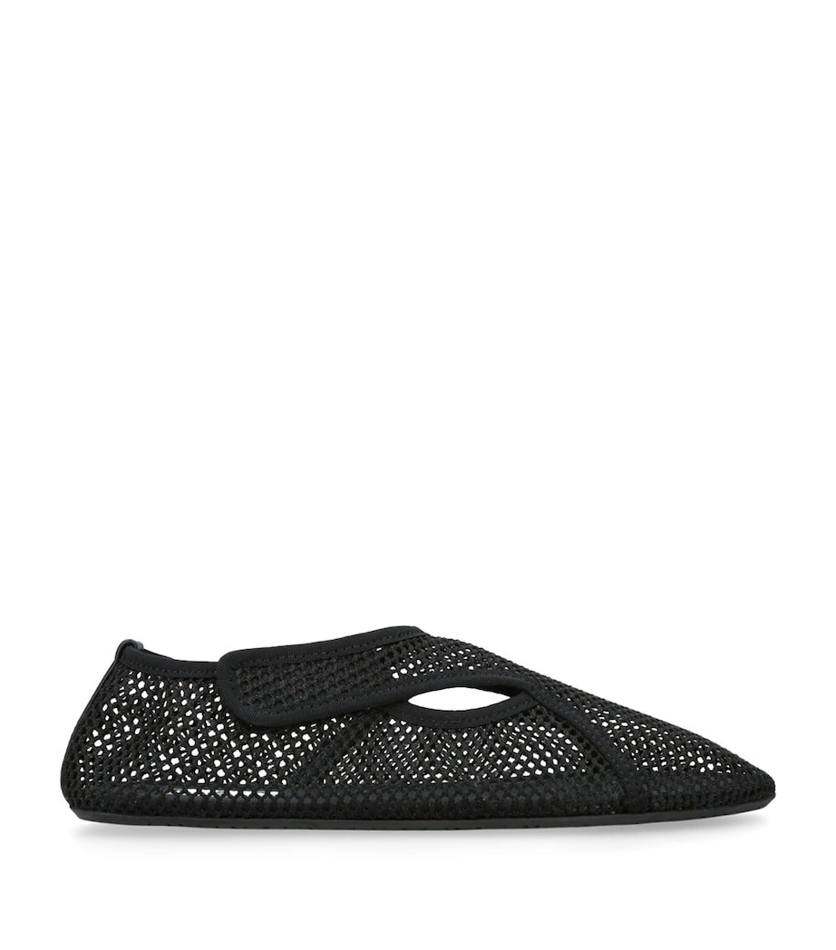 Mesh Ballet Flats BLACK Image 1