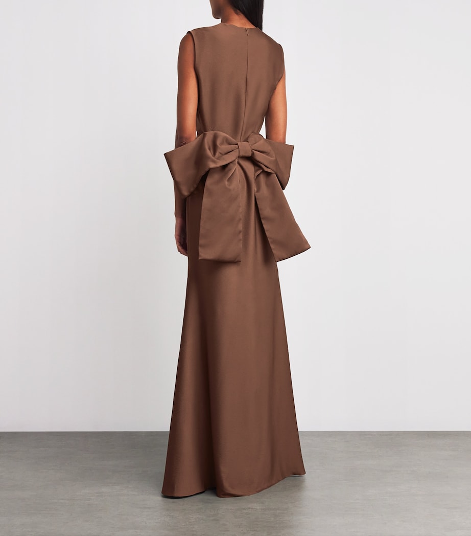 Charmeuse Bow Gown BRW Image 3