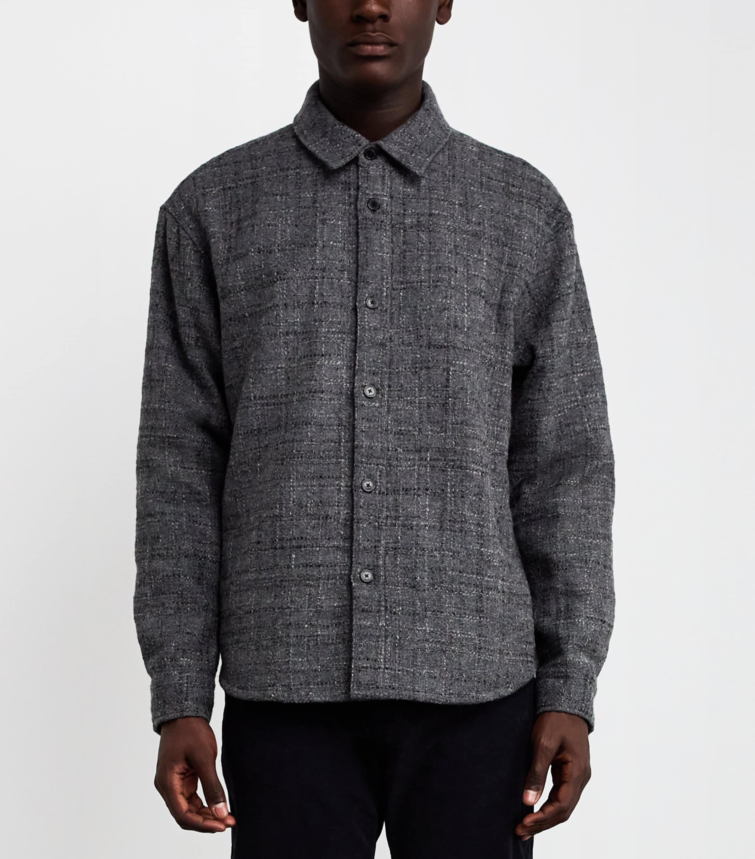Wool-Blend Tweed Overshirt GRYM Image 3