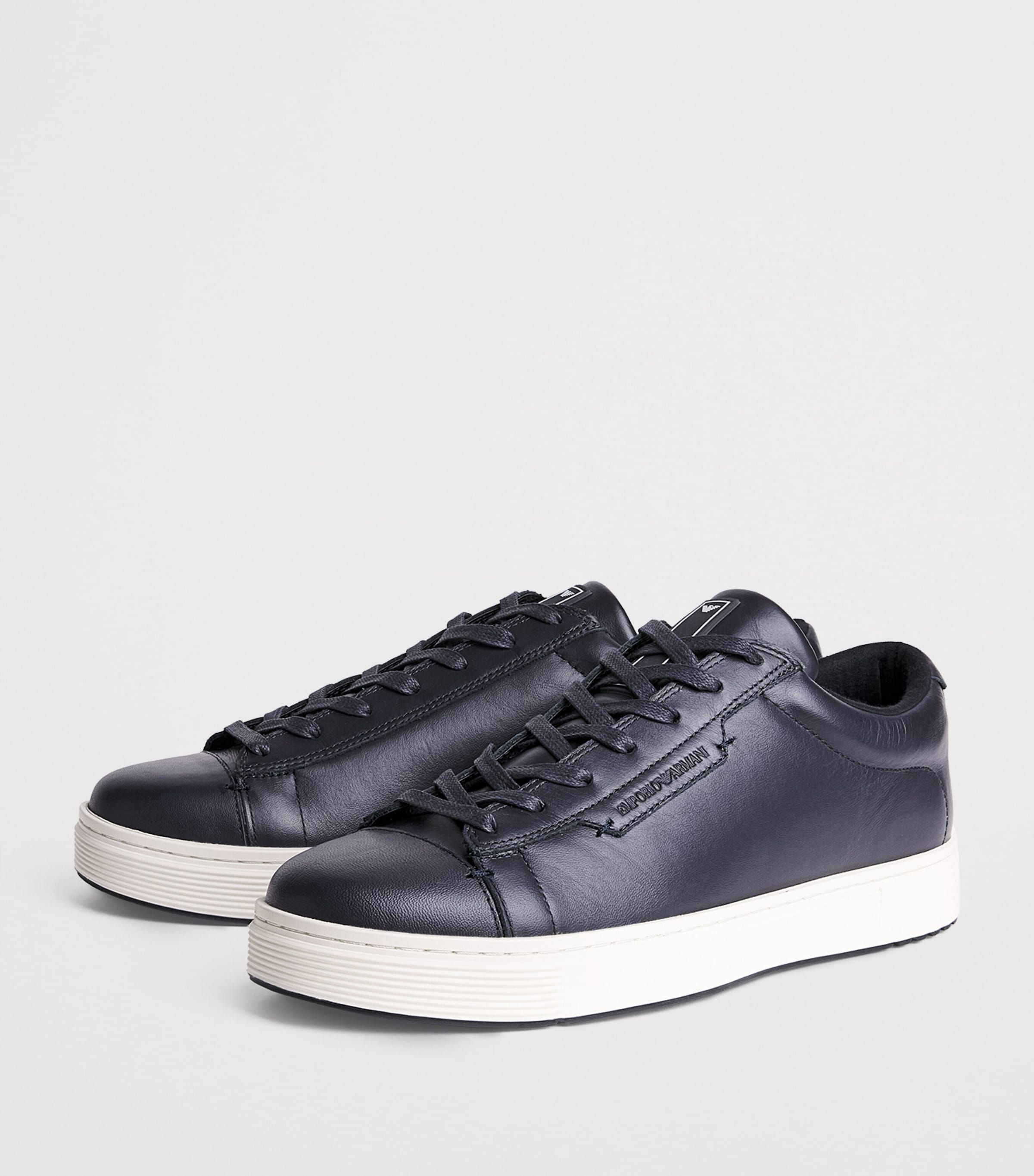 Emporio Armani Embossed Logo Sneakers Image 3