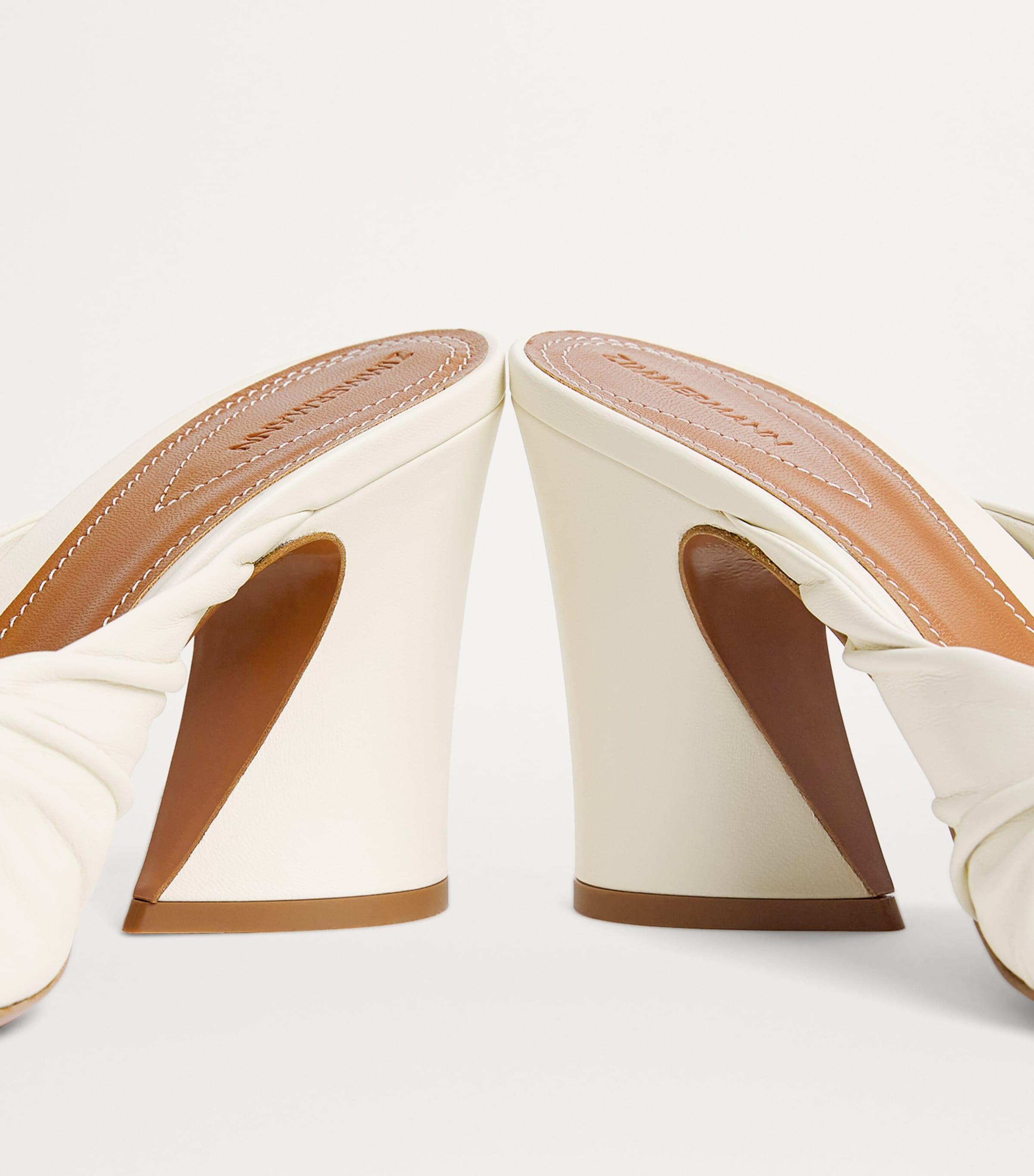 Zimmermann Leather Gleam Mules 85 | Harrods US