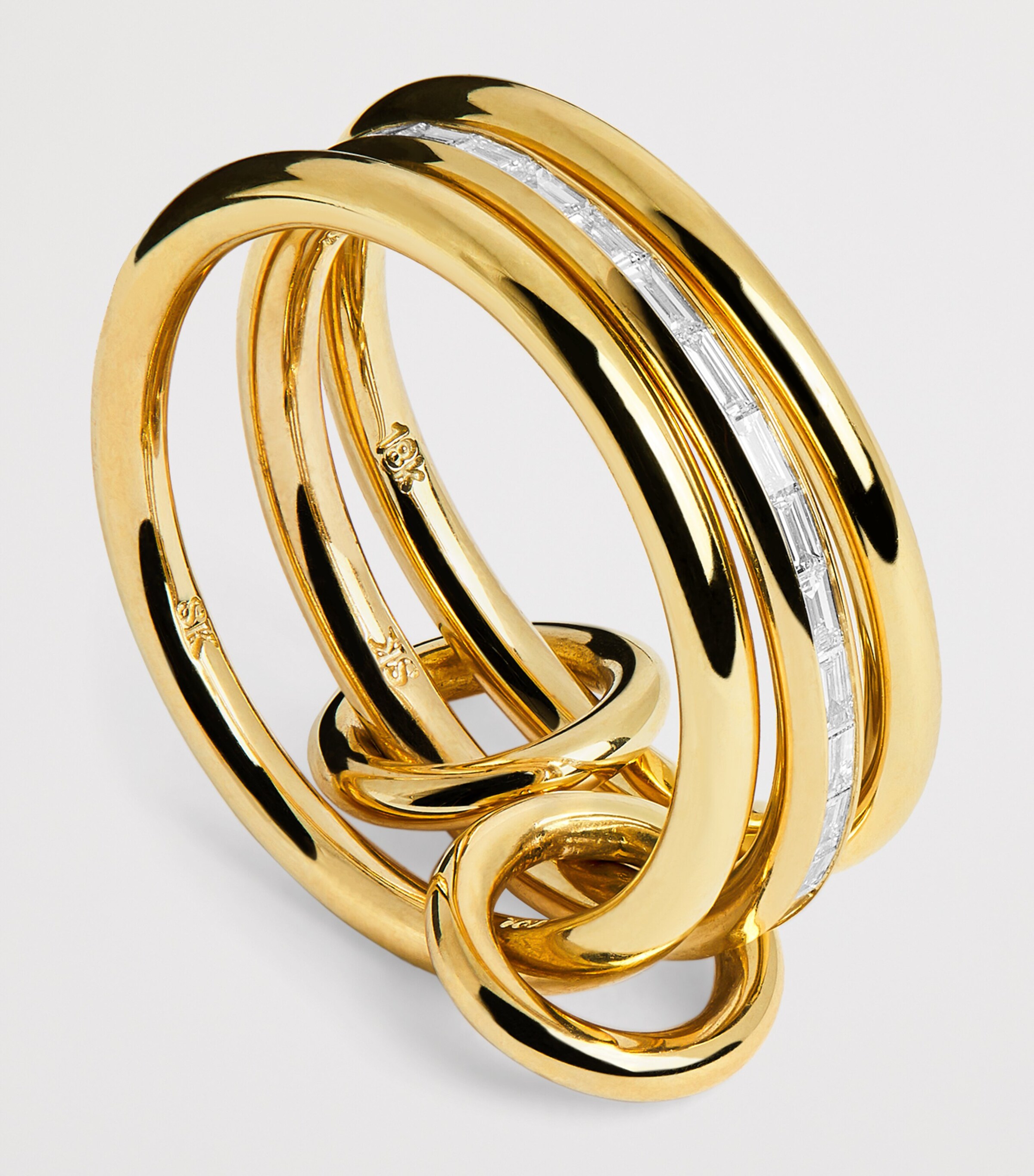 Yellow Gold and Diamond Sonja Ring YELLOW GOLD Image 6