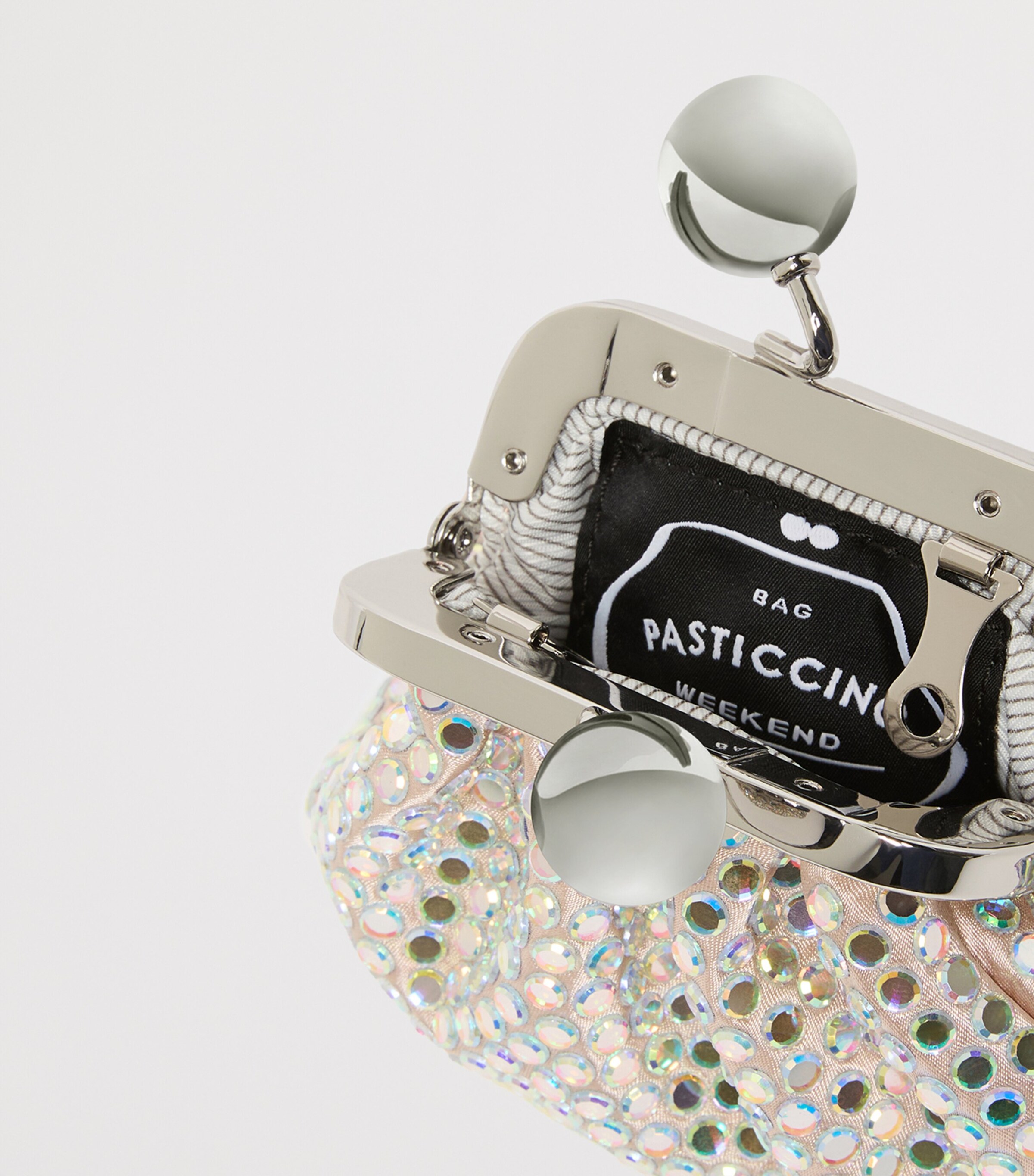 Weekend Max Mara Mini Embellished Pasticcino Clutch Bag Antique Rose Image 7