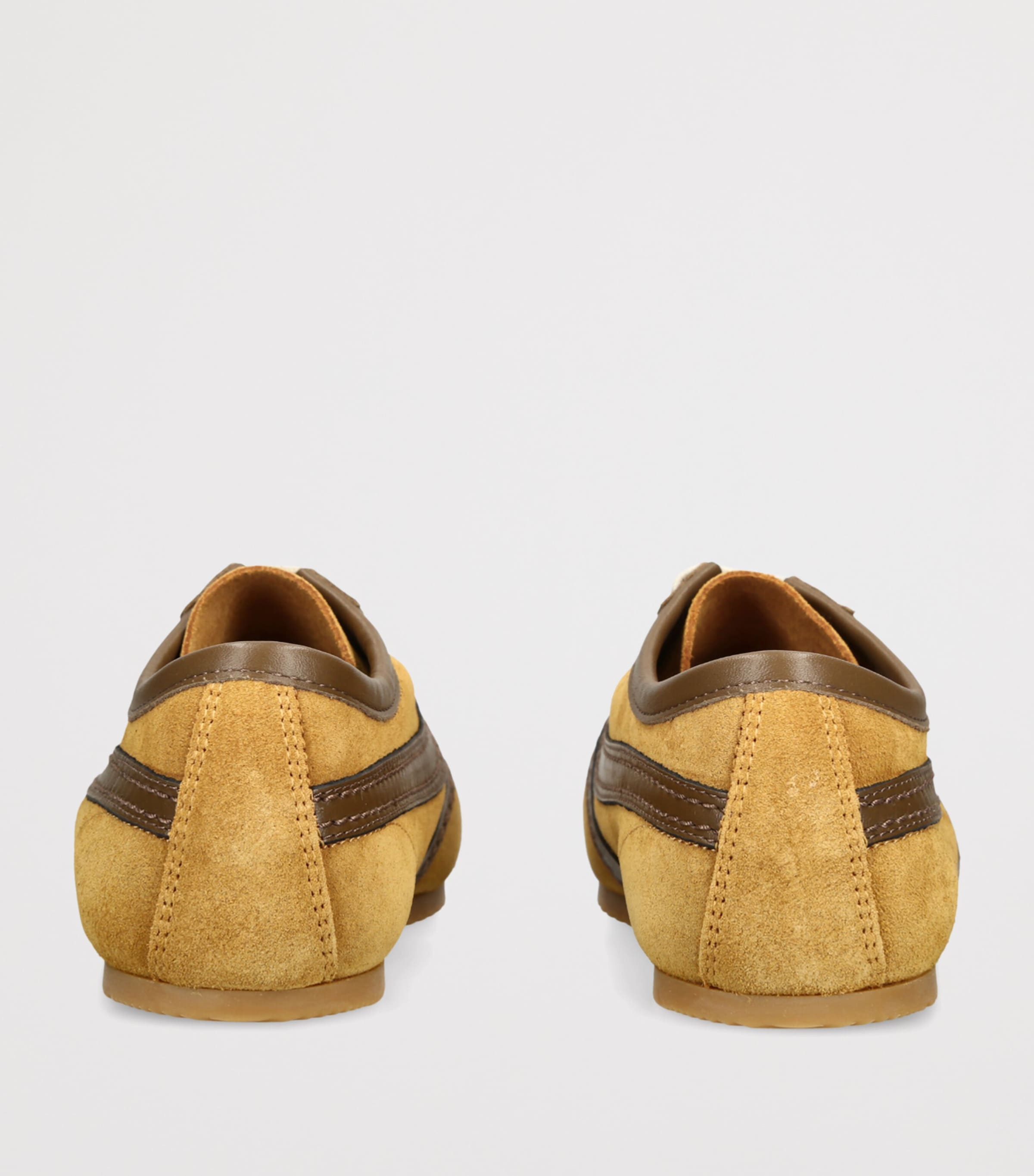 DRIES VAN NOTEN Suede Dustin Sneakers Khaki Image 4