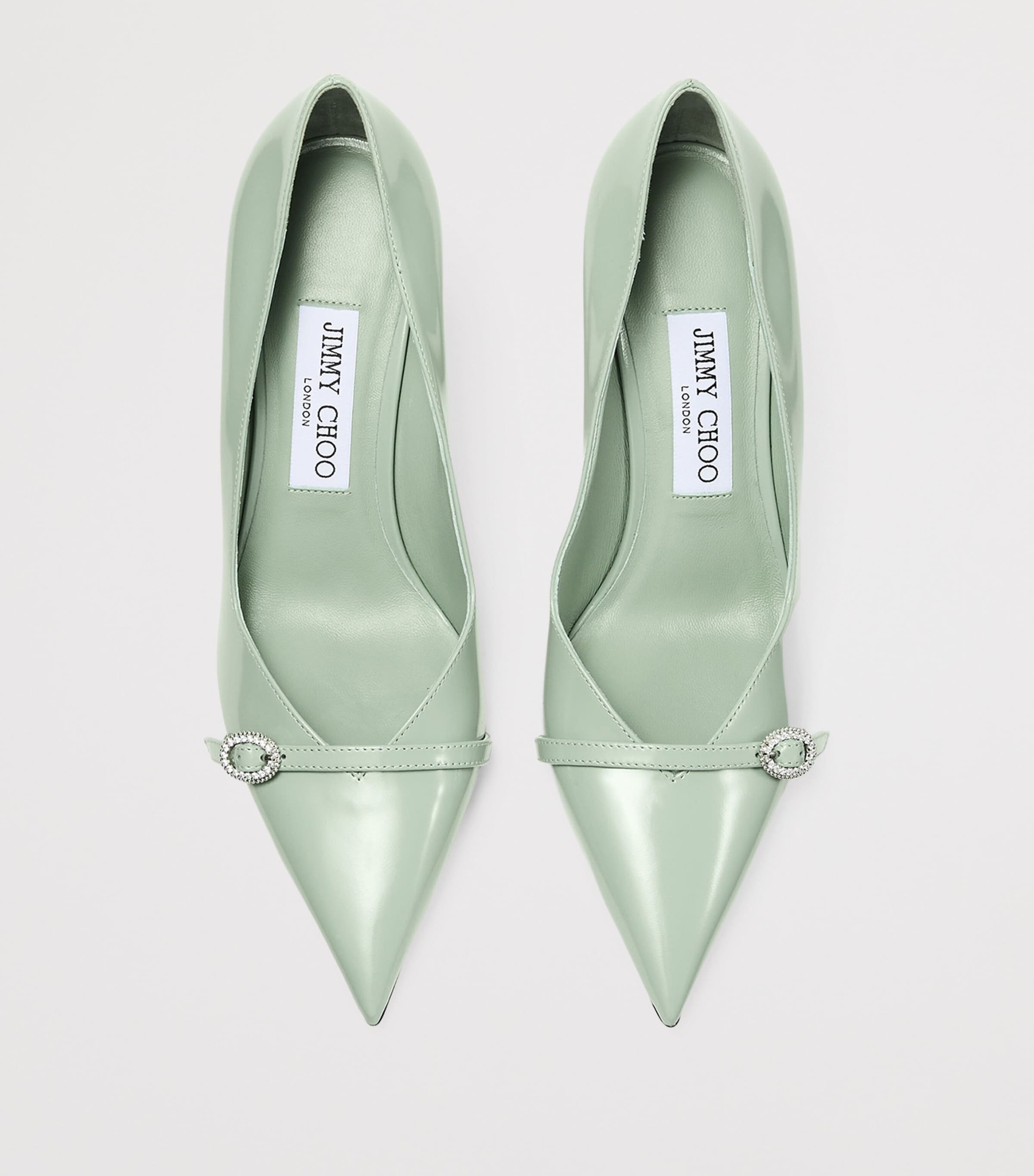 Jimmy Choo Keari 85 Heeled Pumps Verde Image 4