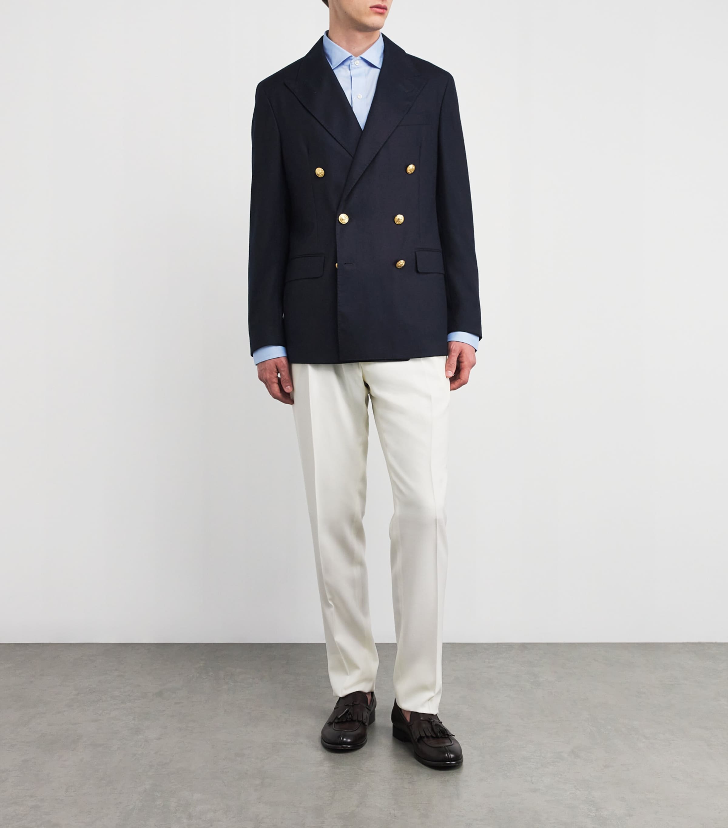 Polo Ralph Lauren Wool Double-Breasted Blazer | Harrods US