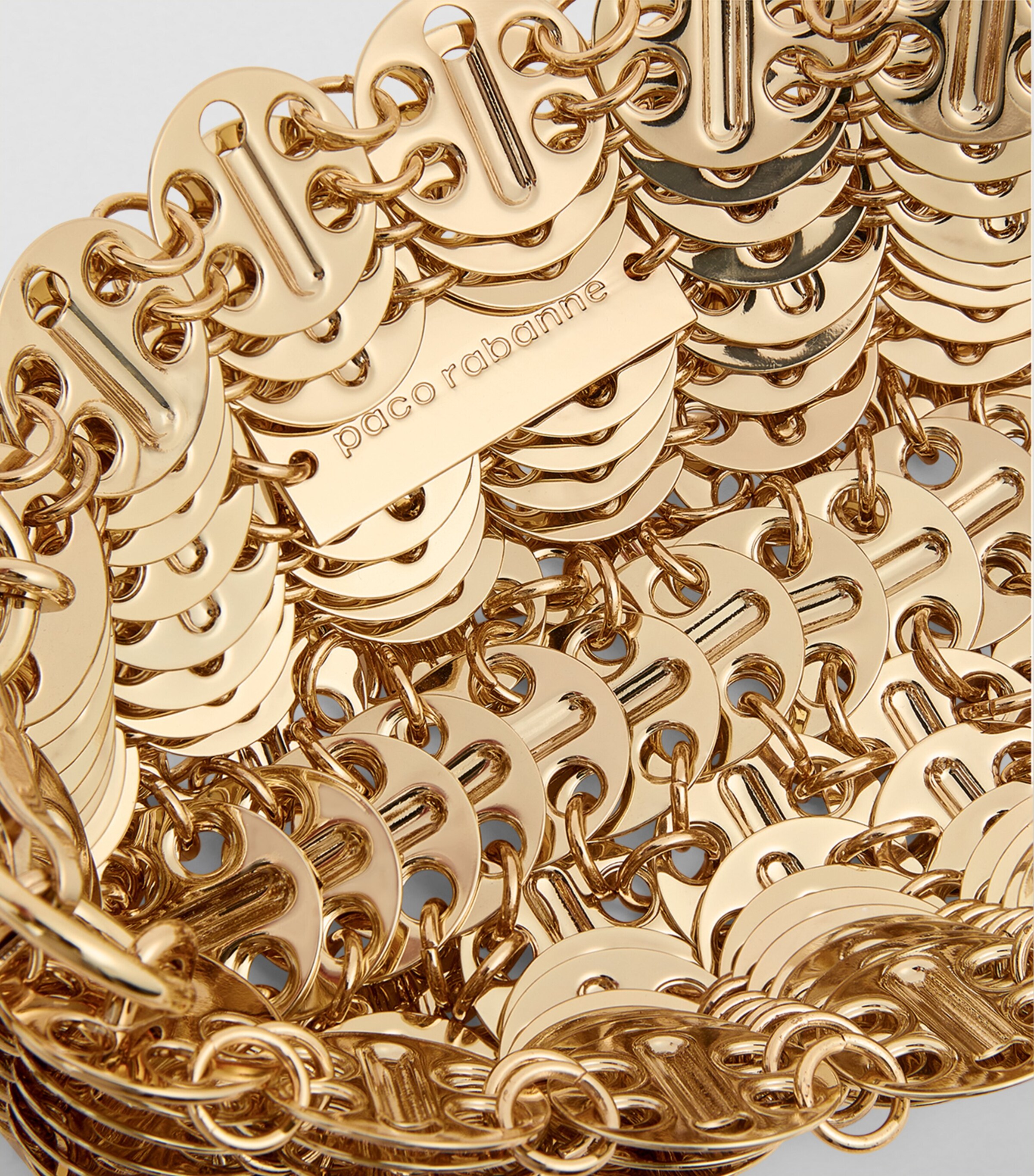 Rabanne Chainmail Nano Bag Light Gold Image 6