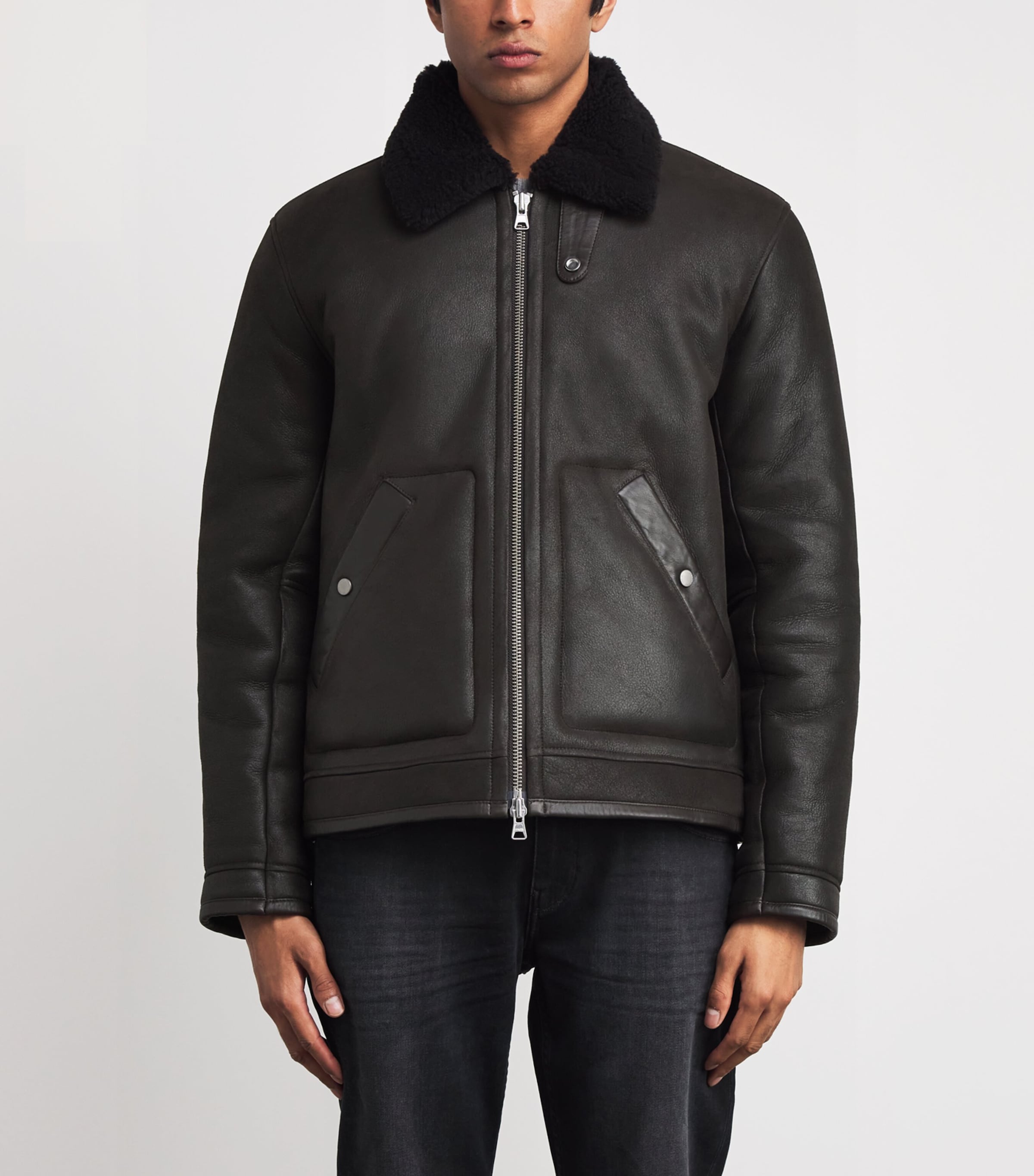 Shearling Atkinson Jacket DUSKY PORT Image 3