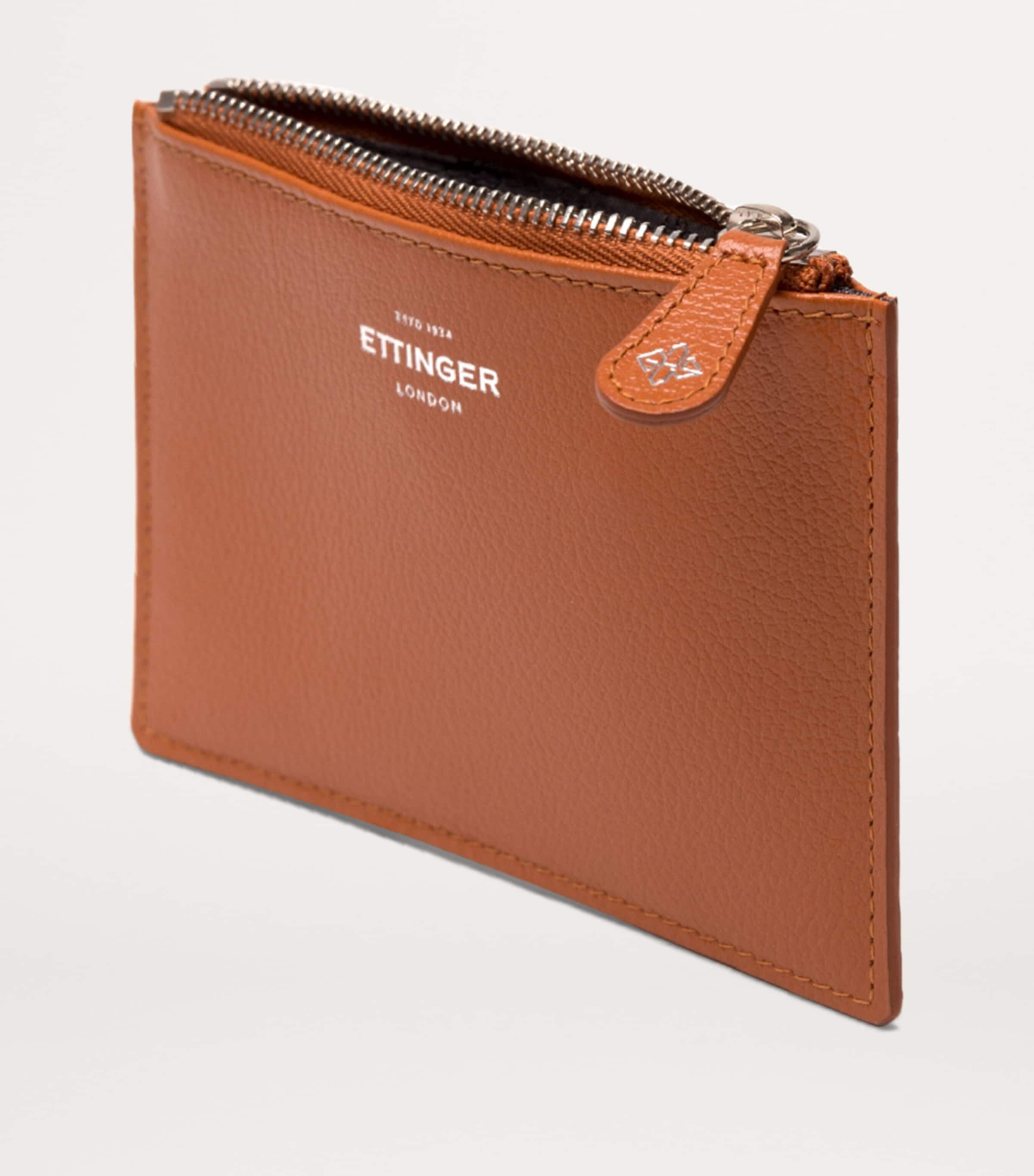 Mini Leather Capra Travel Pouch TAN Image 2