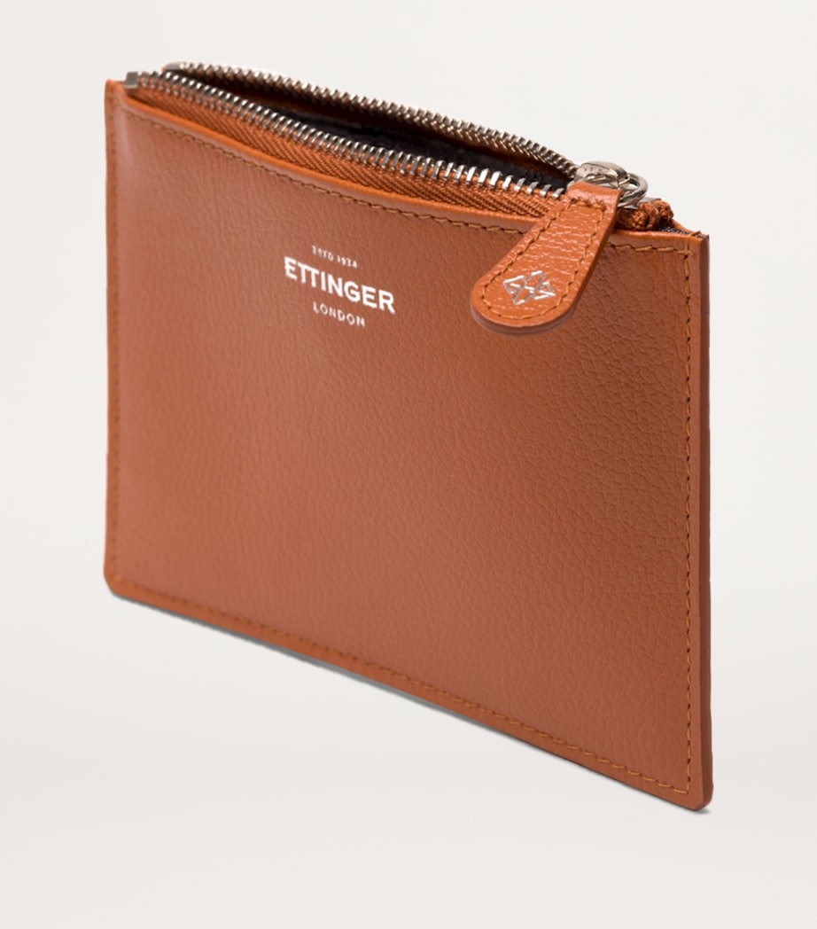 Mini Leather Capra Travel Pouch TAN Image 2