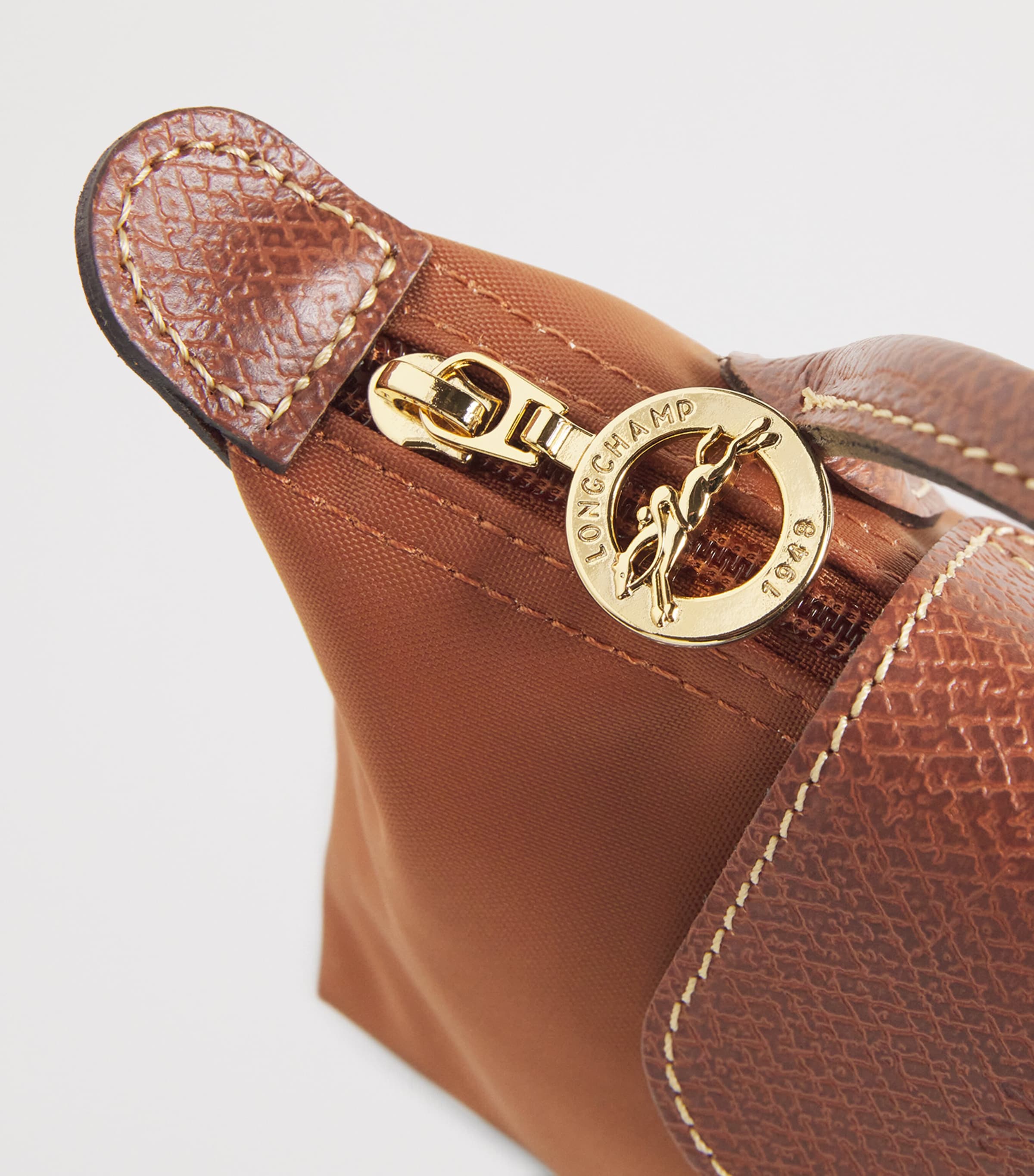 Longchamp Le Pliage Original Pouch Cognac Image 5