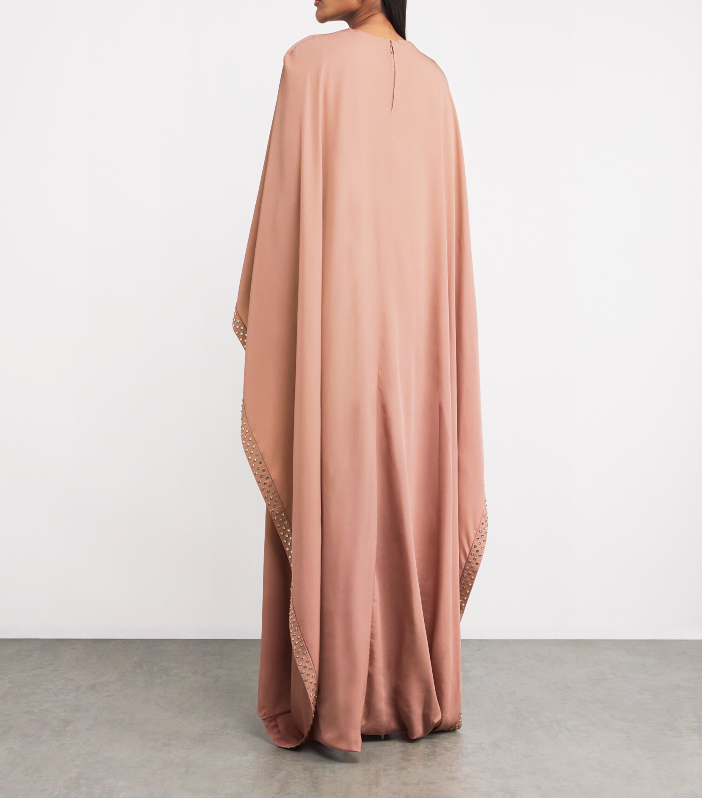 Rose Collection Embellished Maxi Dress 5765 DUSTY ROSE Image 3