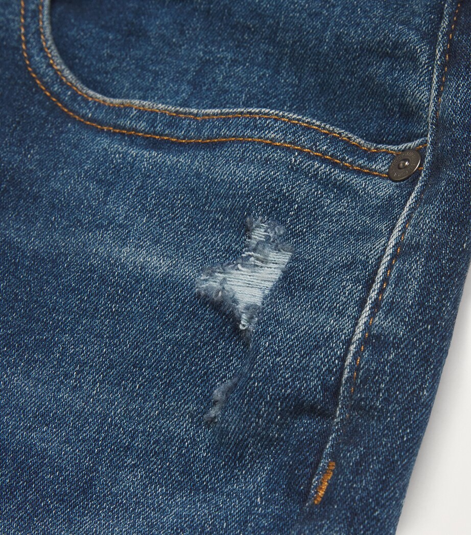 Slimmy Tapered Luxe Performance Jeans DARK BLUE Image 5