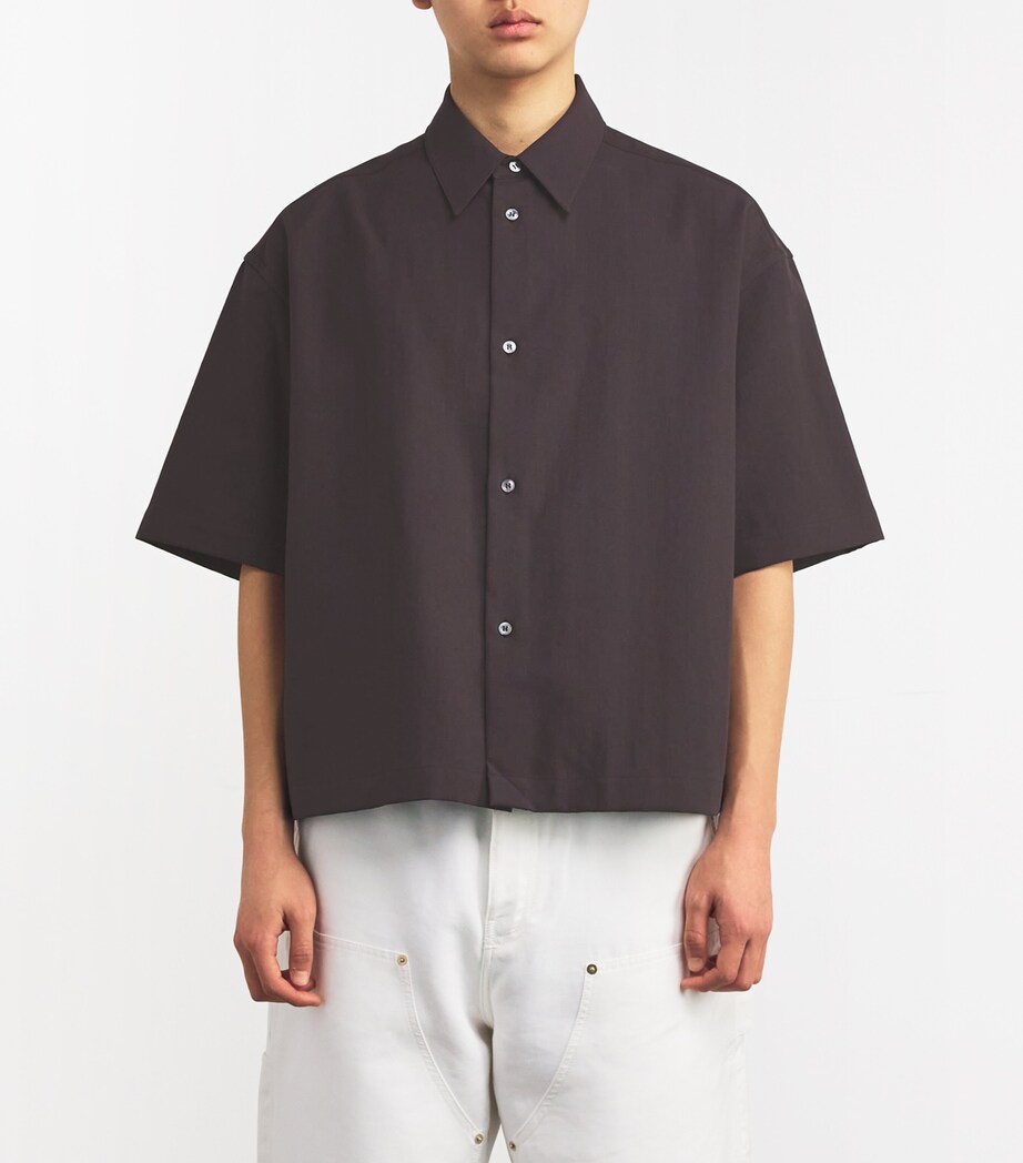 Cotton-Blend Sorono Oversized Shirt MUSCAT Image 3