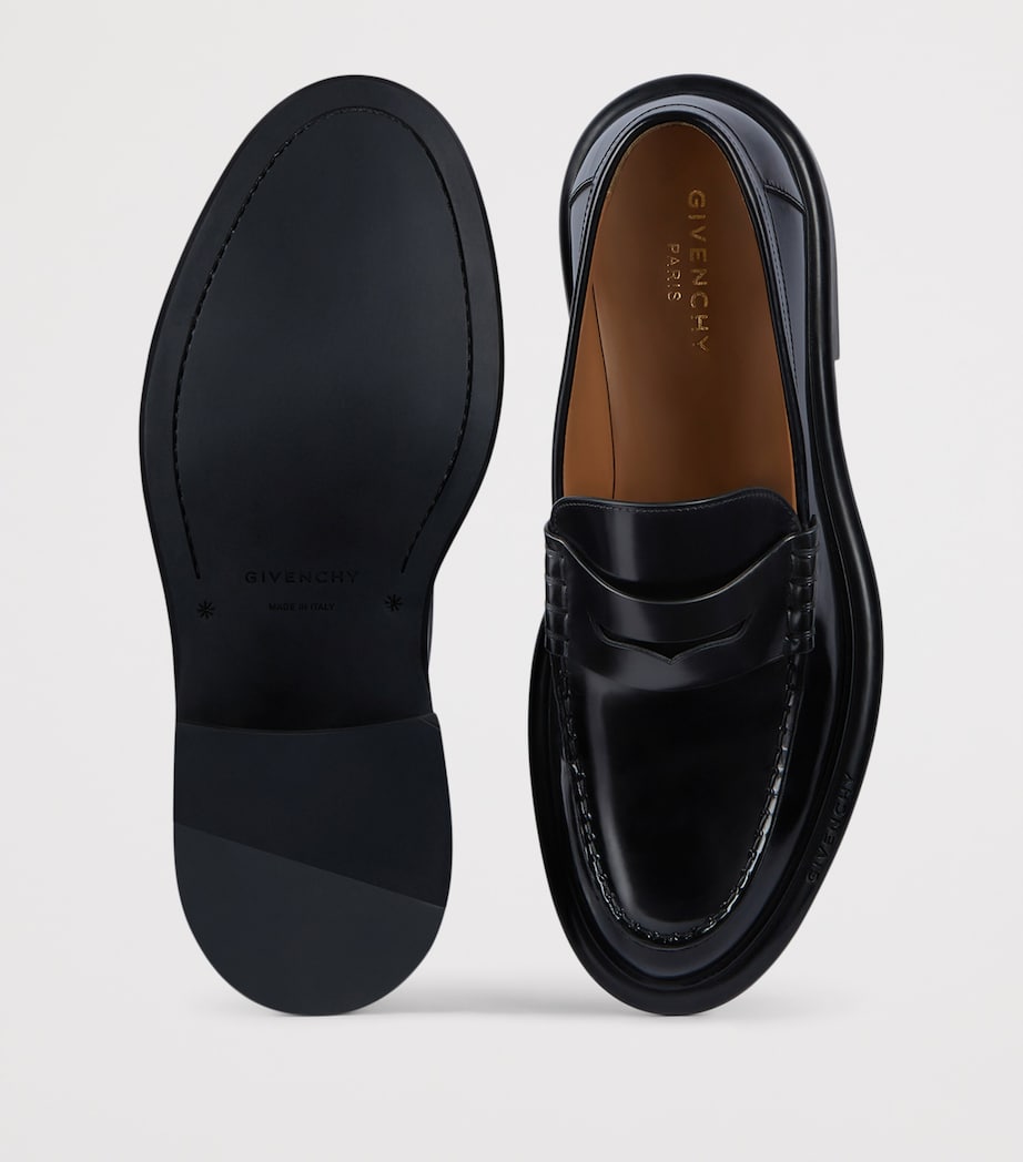 Leather Loafers BLACK Image 5