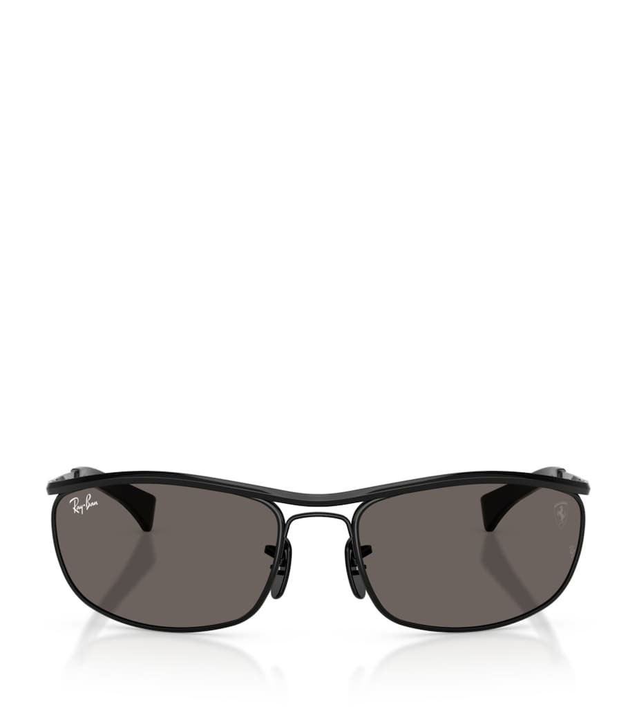 Ray-Ban Scuderia Ferrari Collection Oval Sunglasses Black Image 1