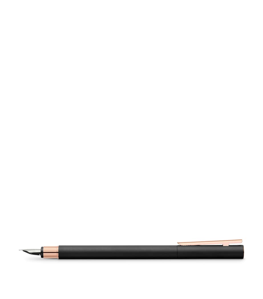 Faber-Castell Neo Slim Metal Fountain Pen Black Image 2