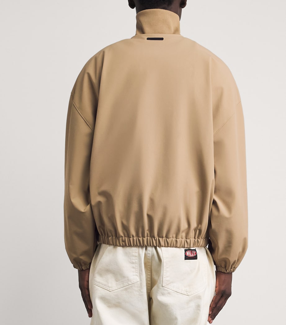 FEAR OF GOD ESSENTIALS Mens Signature Track Jacket Dune Image 5