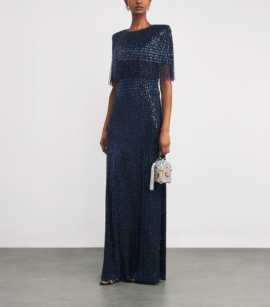 Embellished Lyla May Gown MOCKINGBIRD BLUE Image 2