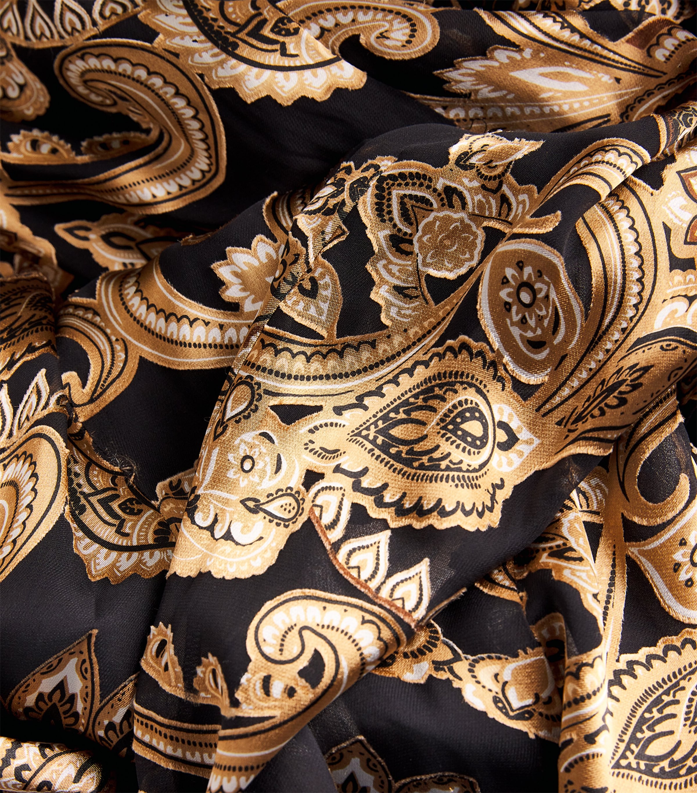 Satin Dita Maxi Dress J959 SPRNG PSLY BLCK Image 5