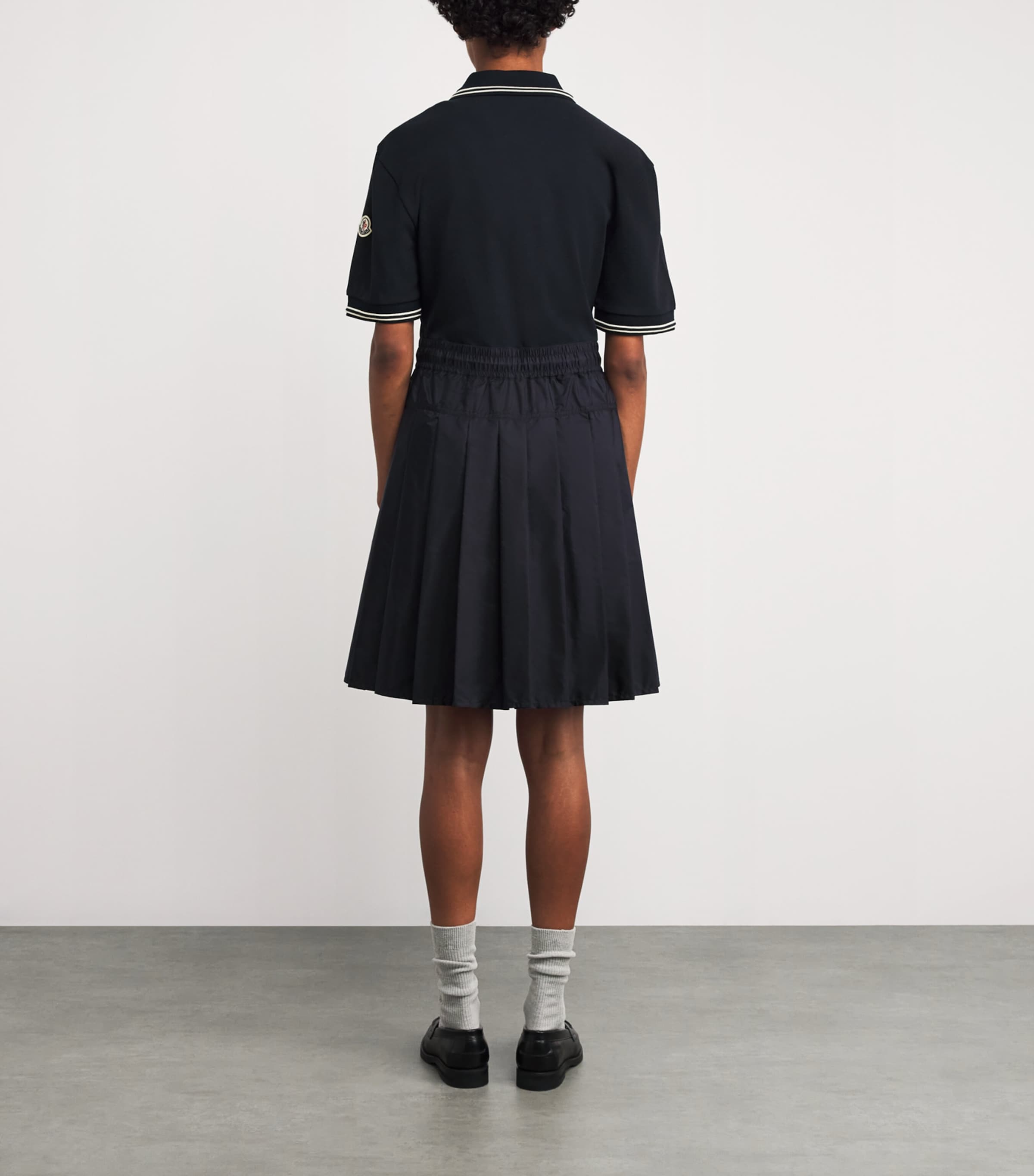 Cotton-Blend Combined Mini Dress 778 Image 3