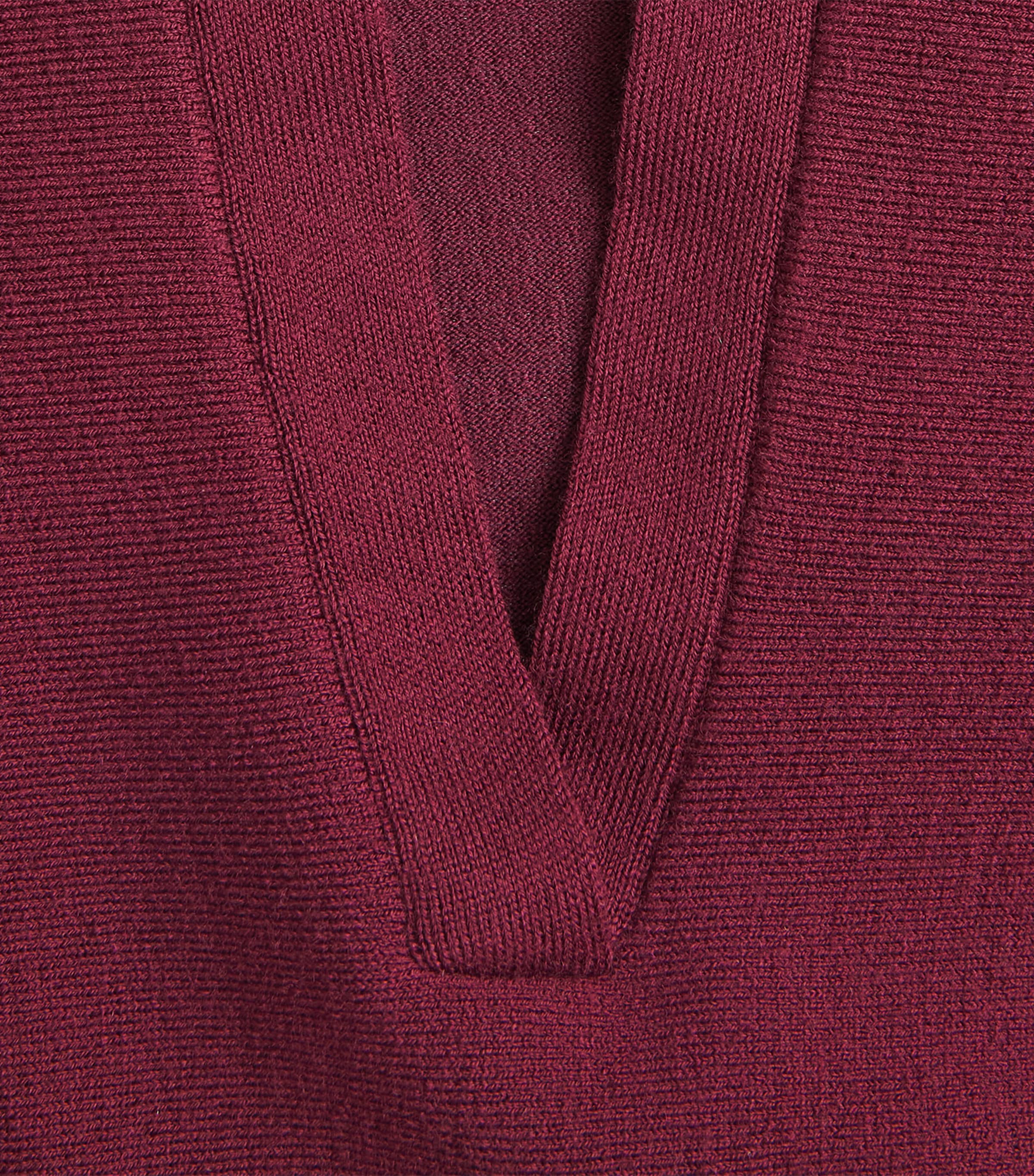 Simkhai Womens Wool Layered Vinna Sweater Fig Image 6
