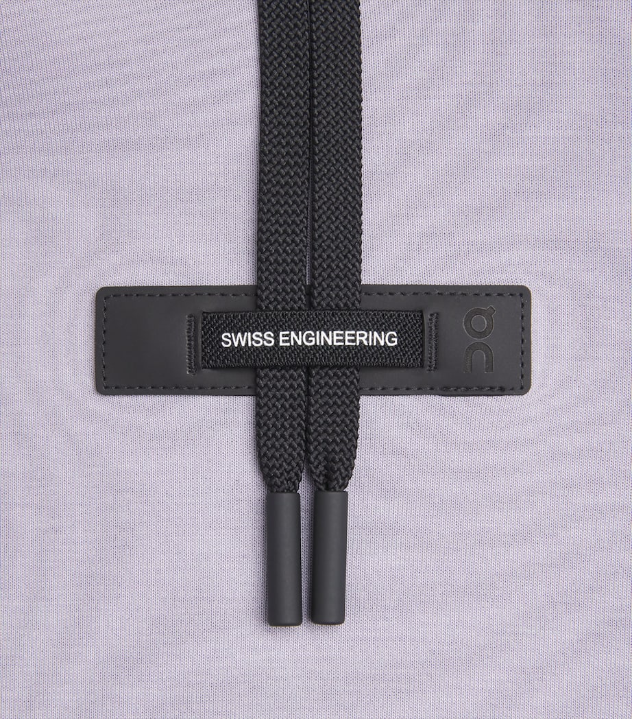 Cotton-Blend Focus Tech Hoodie LILAC Image 5