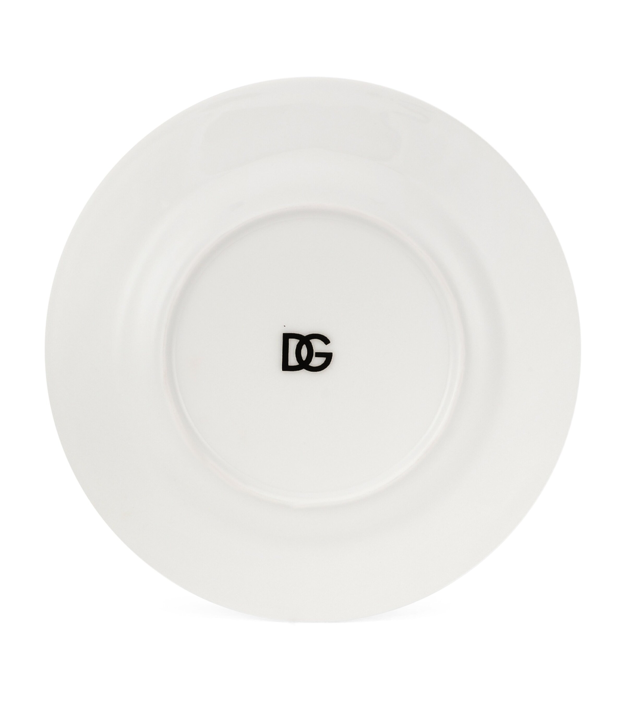 Set of 2 DG Logo Bread Plates (17cm) U0082-DG LOGO BORDO Image 4