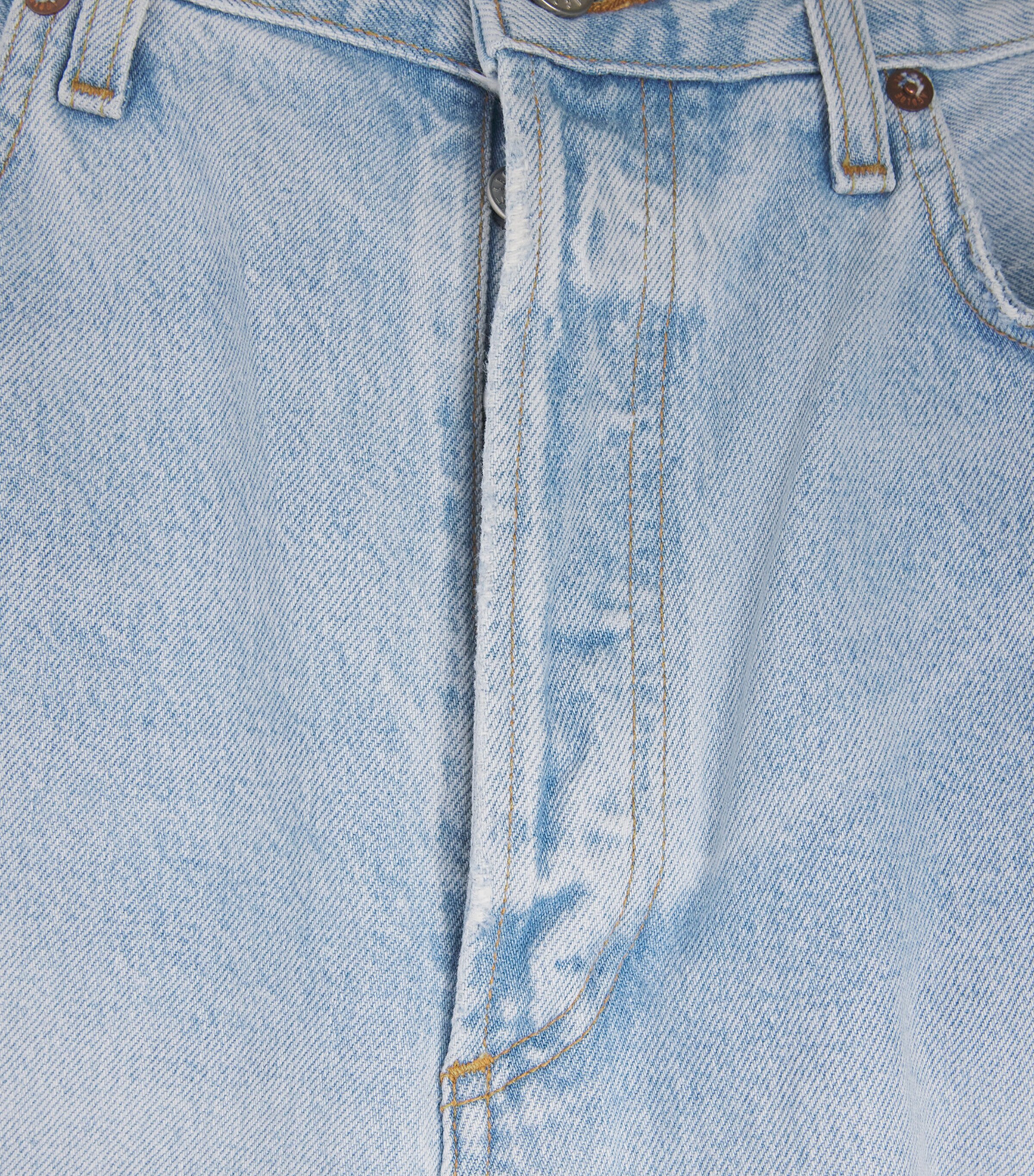 AGOLDE Mens Denim Anson Shorts Ruse (pale Cut Hem) Image 6