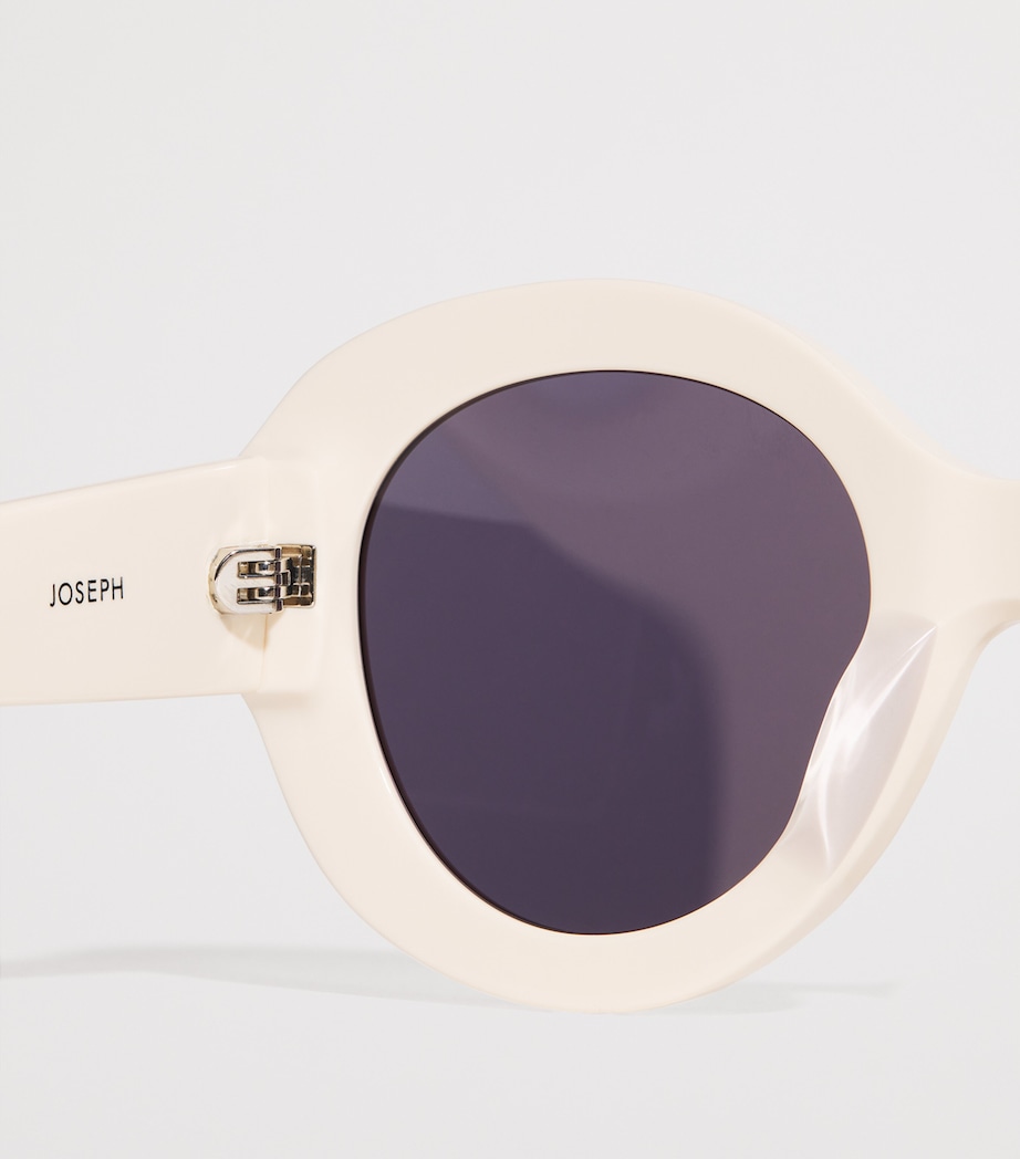 Round Sunglasses IVORY Image 4