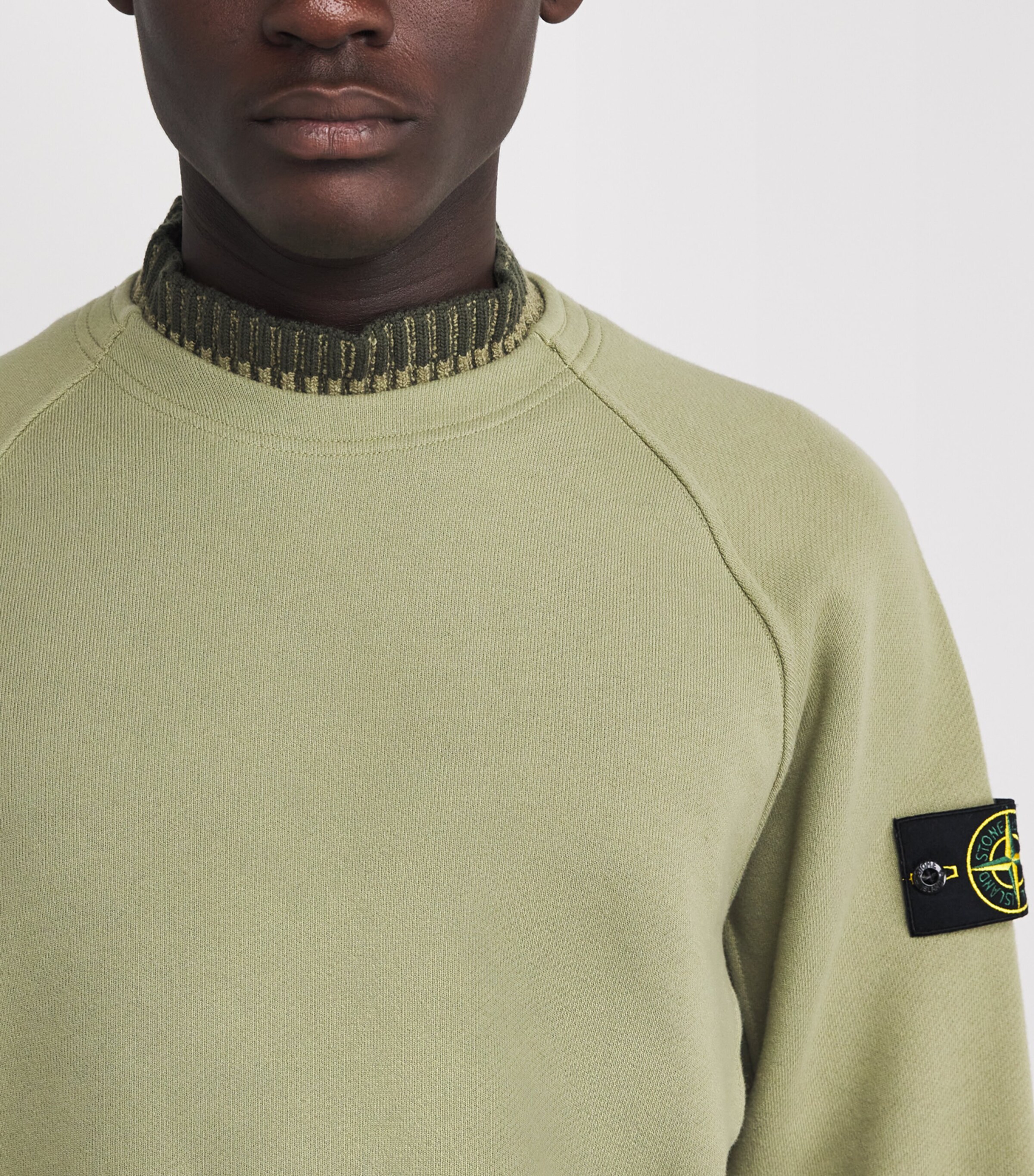 Cotton High-Neck Sweatshirt V0055 Image 6