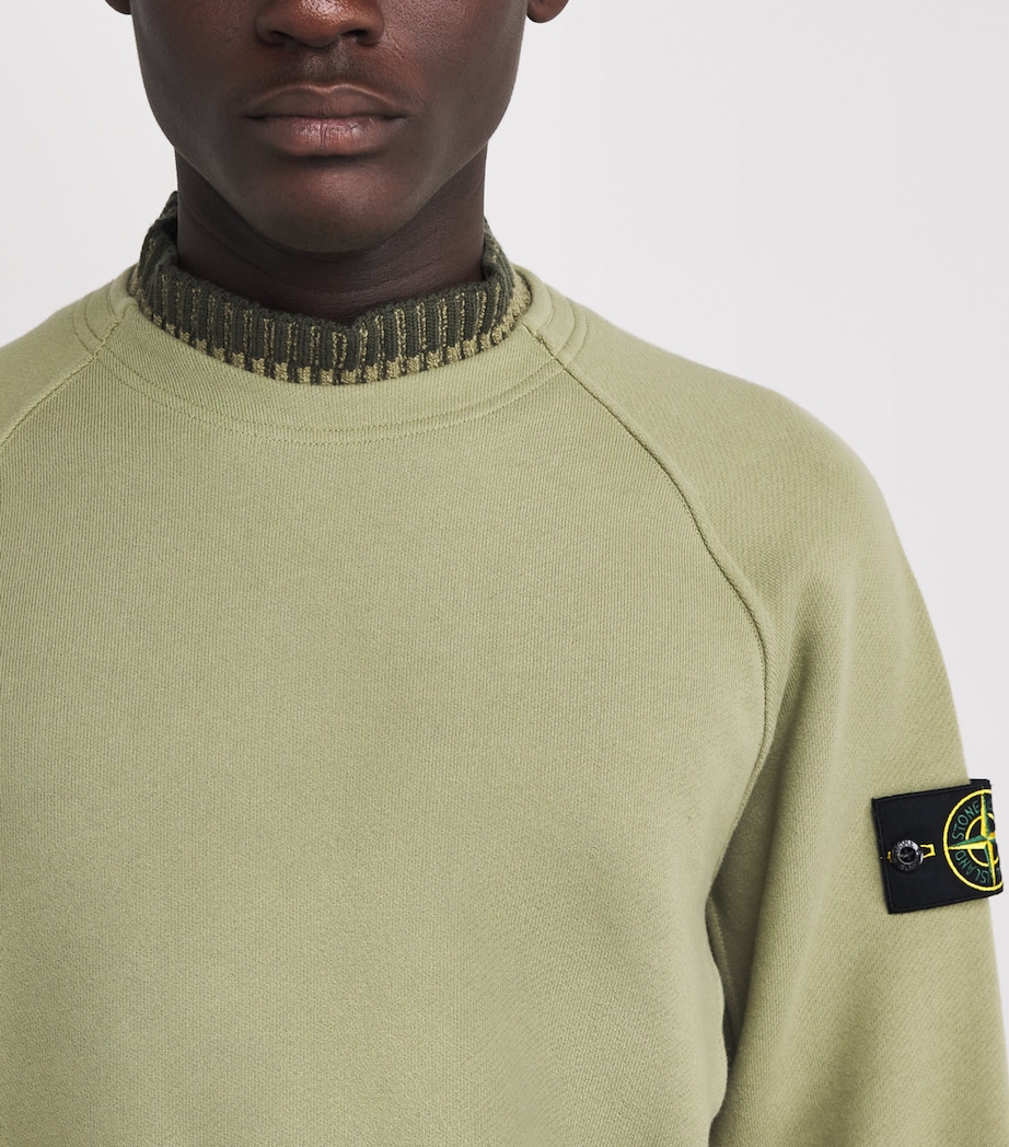 Cotton High-Neck Sweatshirt V0055 Image 6